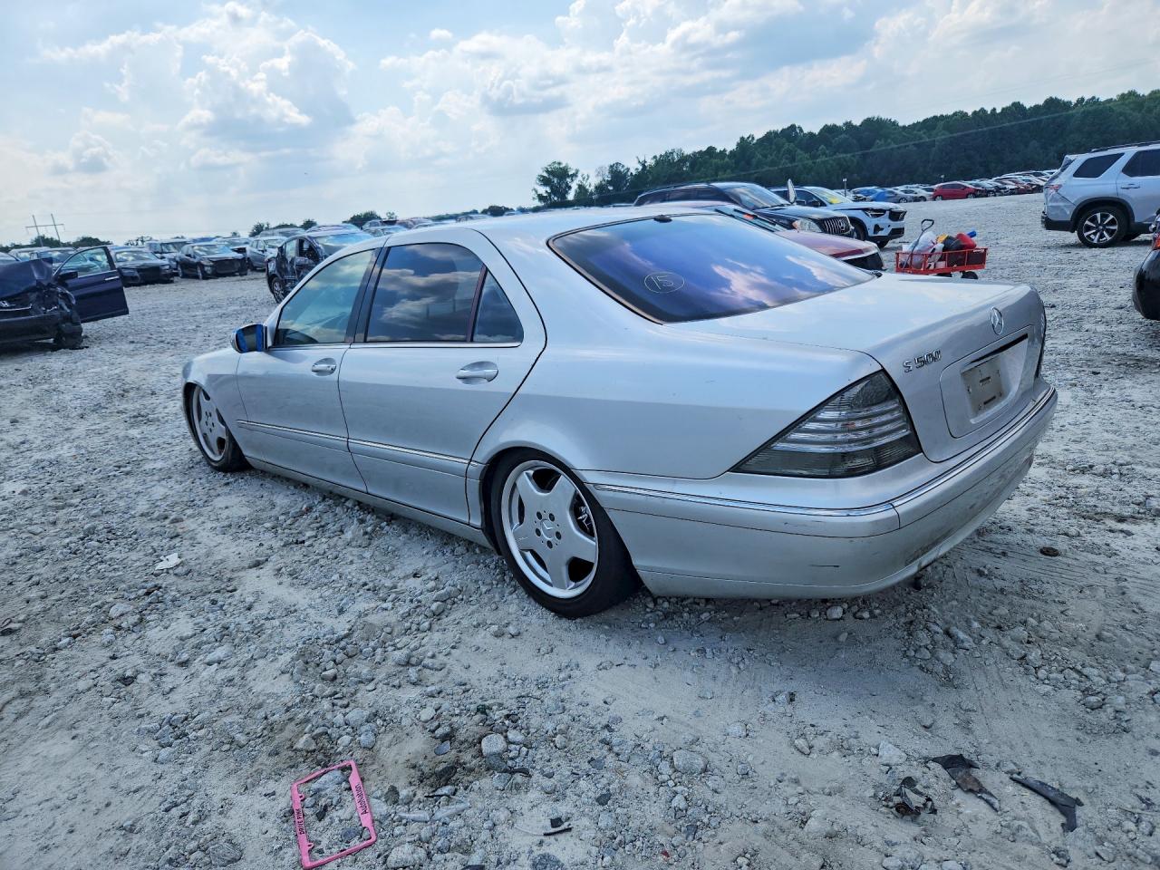2002 Mercedes-benz S 500 Gray vin: WDBNG75J12A314554