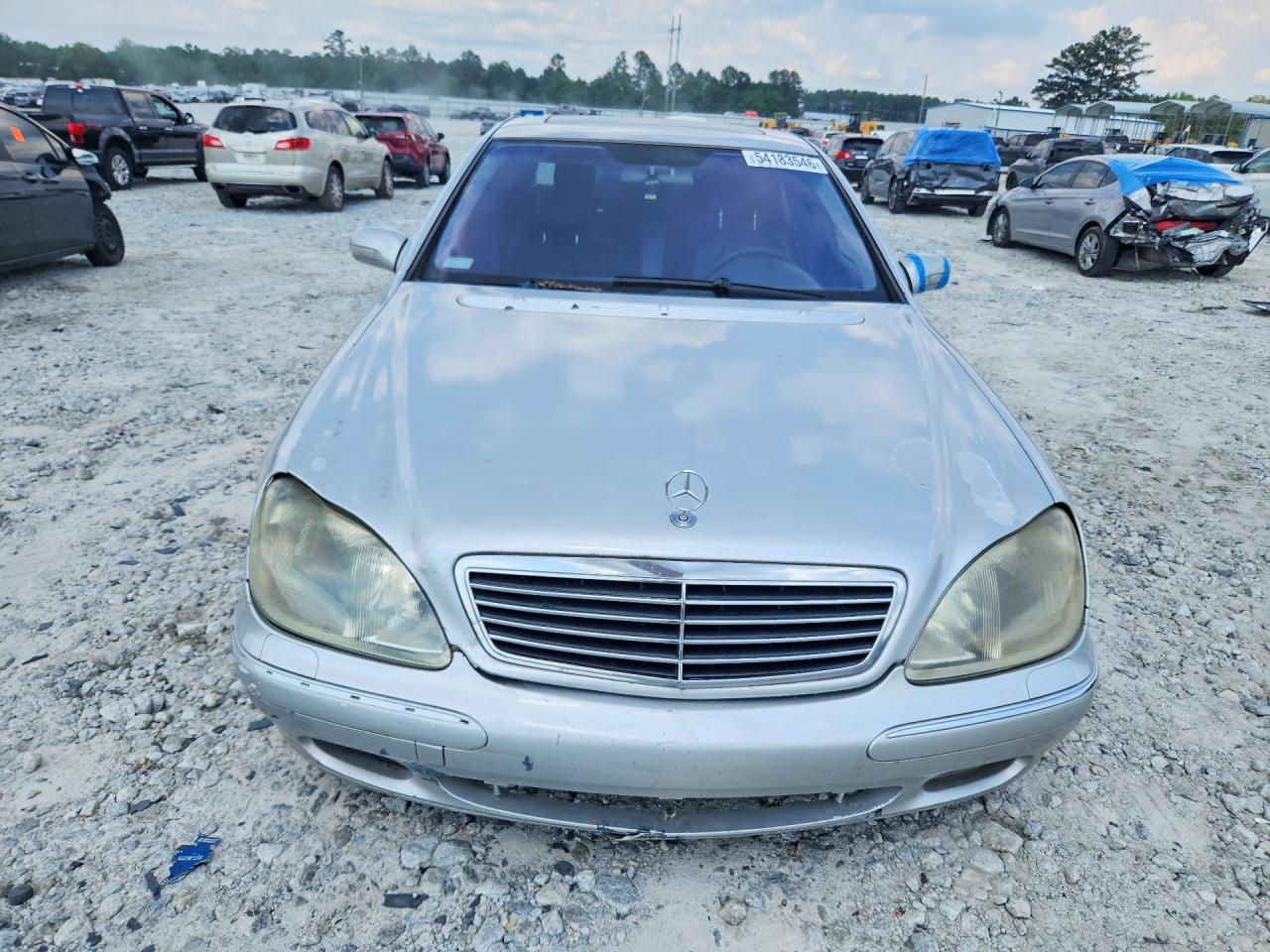 2002 Mercedes-benz S 500 Gray vin: WDBNG75J12A314554