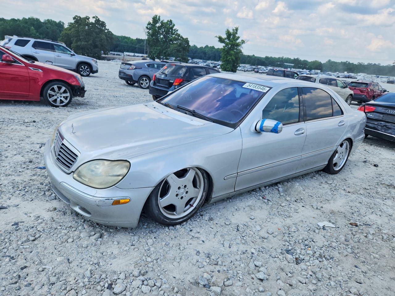2002 Mercedes-benz S 500 Gray vin: WDBNG75J12A314554