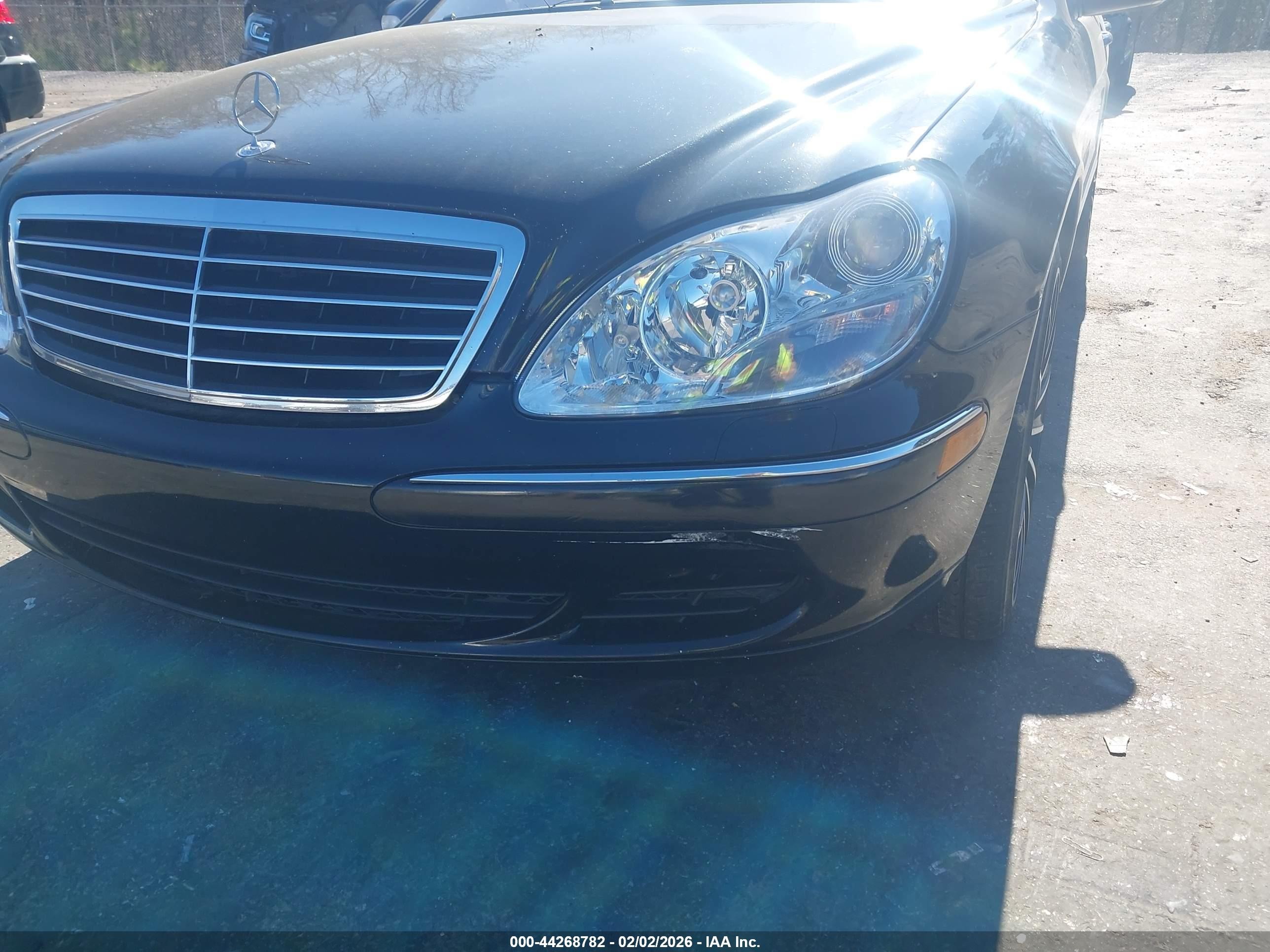 2004 Mercedes-benz S 500 Black vin: WDBNG75J14A387619