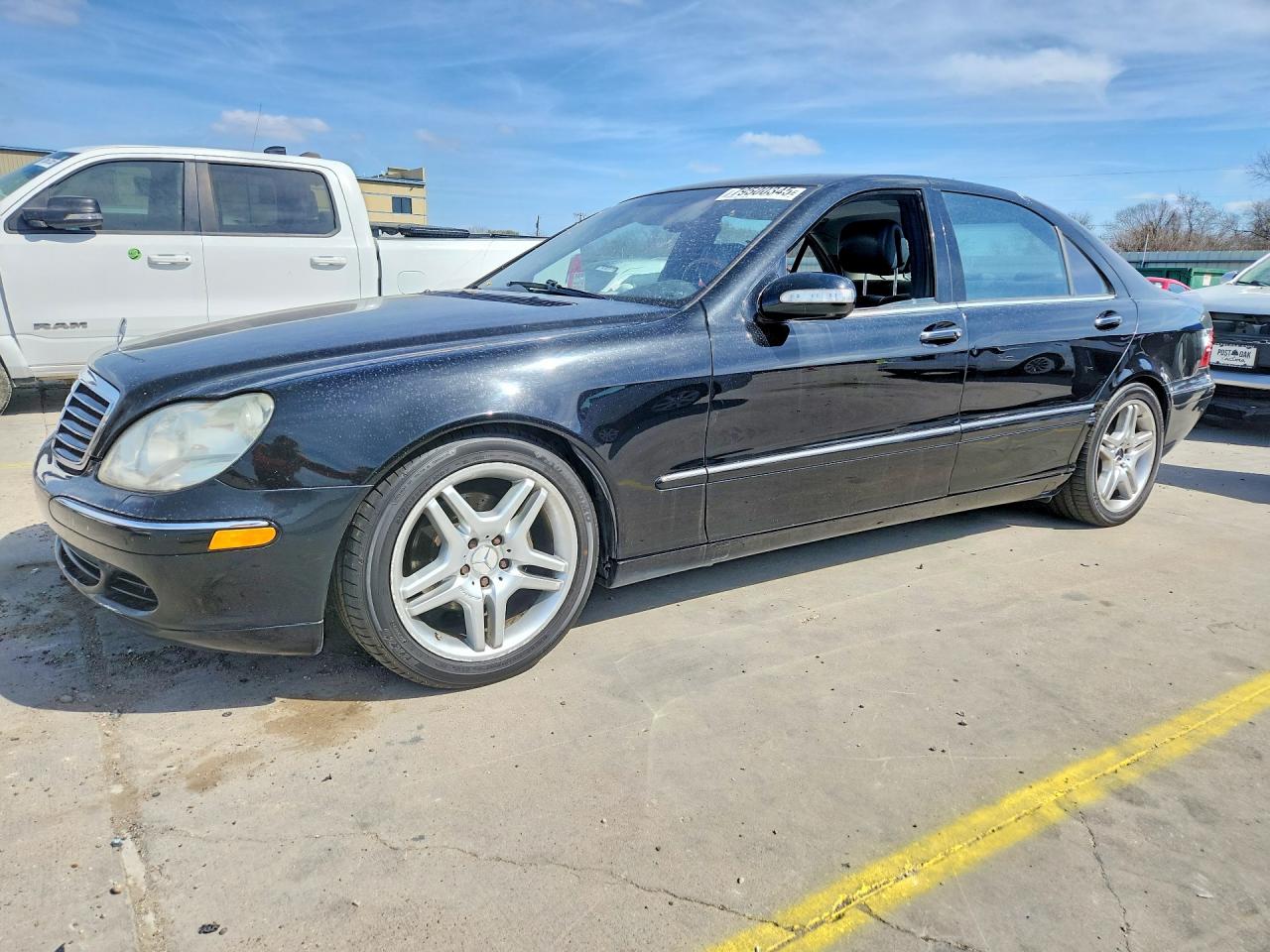 2004 Mercedes Benz S 500 Black vin: WDBNG75J14A404502