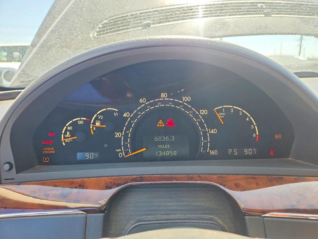 2005 Mercedes-benz S 500 Черный vin: WDBNG75J15A438618