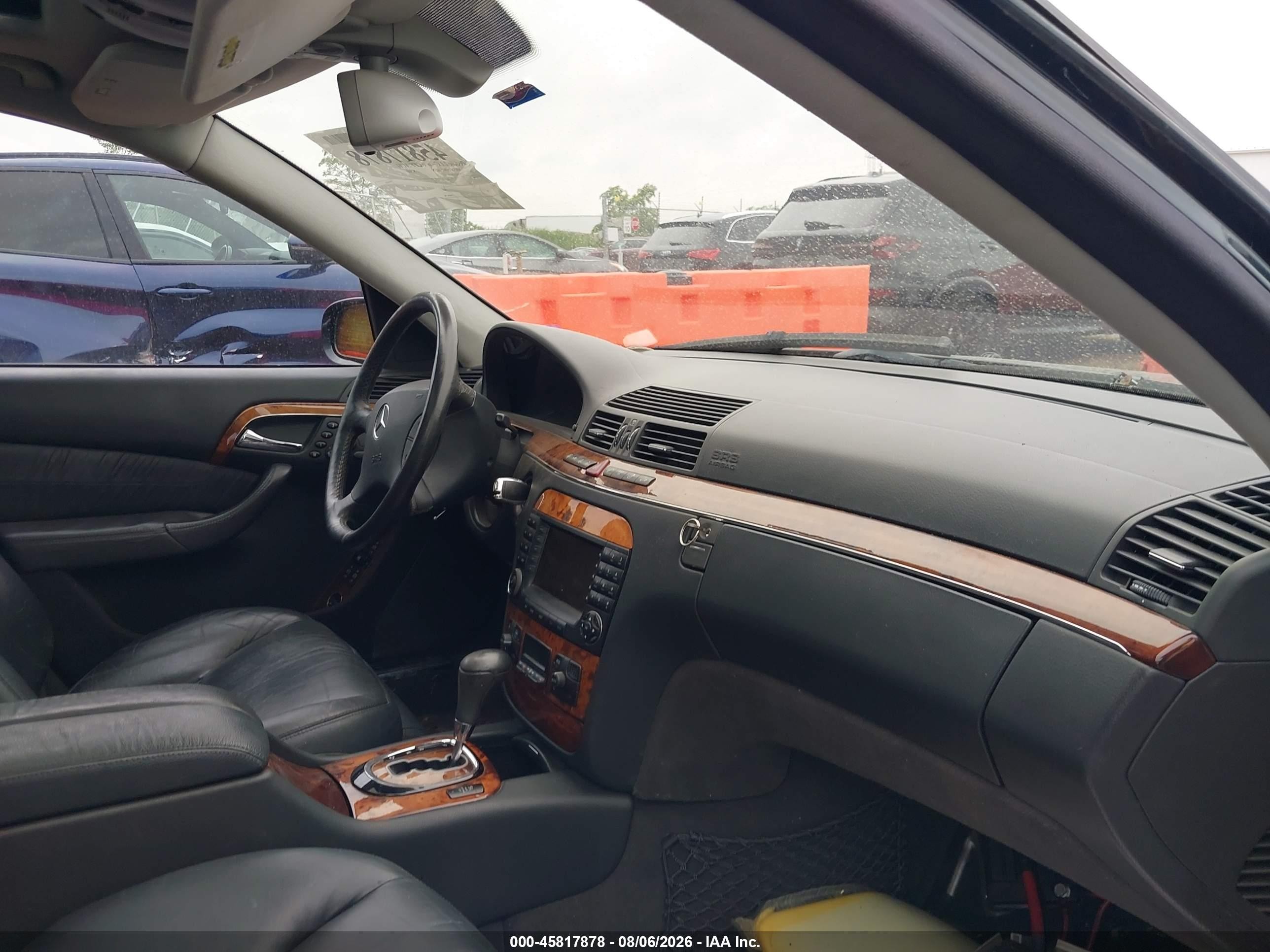 2005 Mercedes-benz S 500   Black vin: WDBNG75J15A440787
