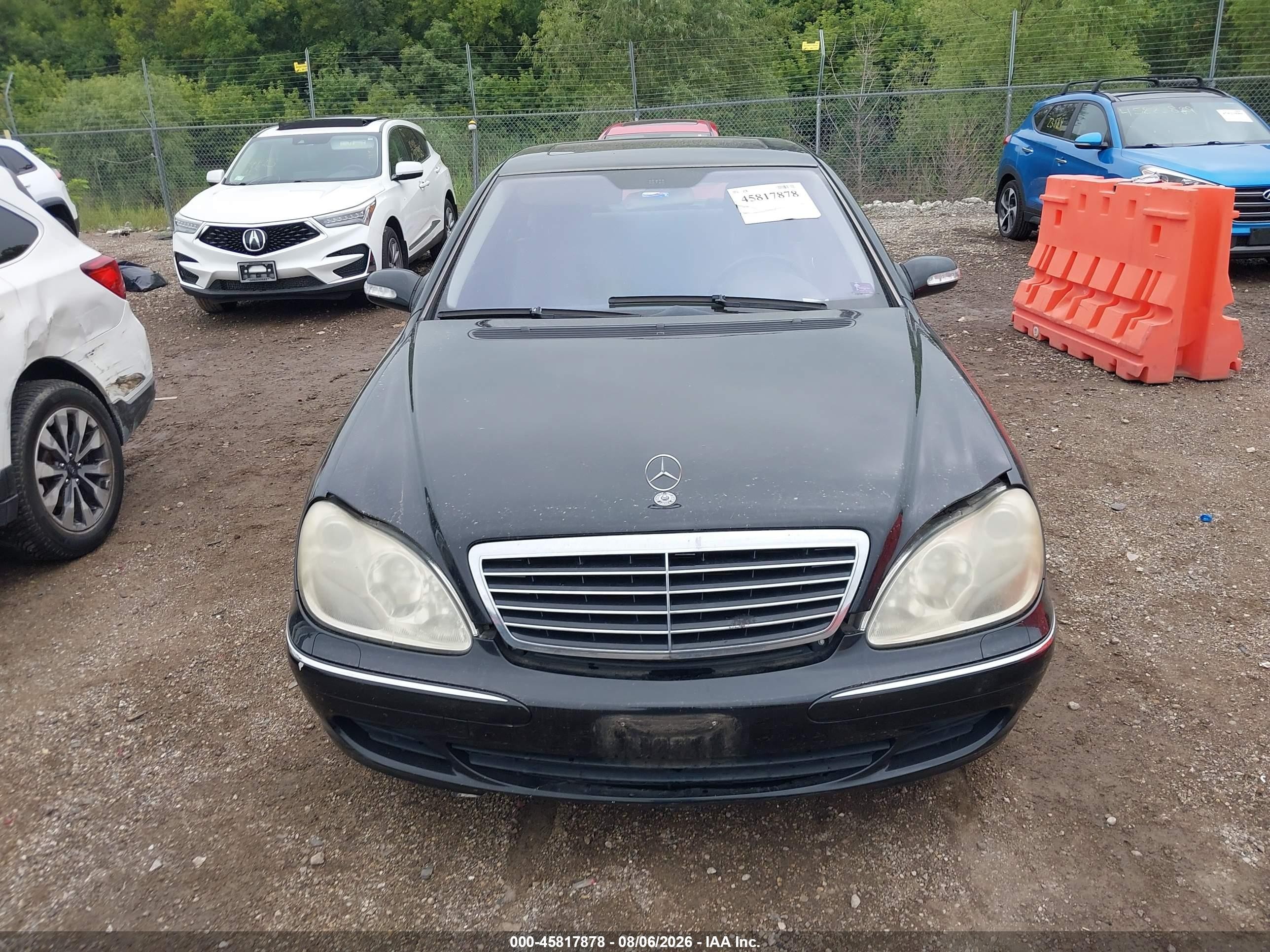 2005 Mercedes-benz S 500   Black vin: WDBNG75J15A440787