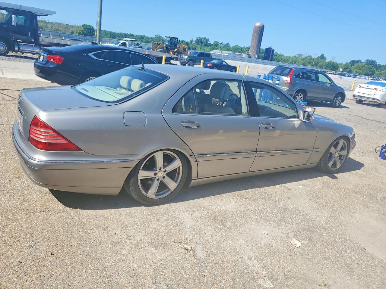 2005 Mercedes-benz S 500 Silver vin: WDBNG75J15A452289