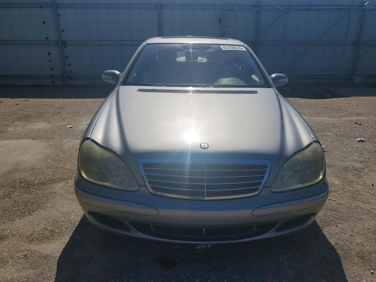 2005 Mercedes-benz S 500 Silver vin: WDBNG75J15A452289