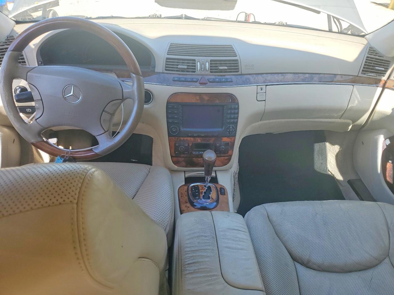 2005 Mercedes-benz S 500 Silver vin: WDBNG75J15A452289
