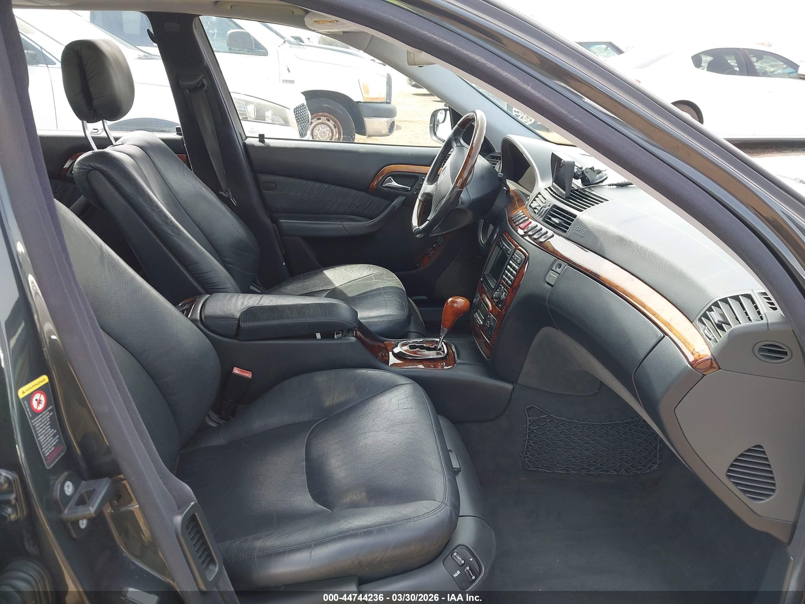 2001 Mercedes-benz S 500   Gray vin: WDBNG75J21A221587