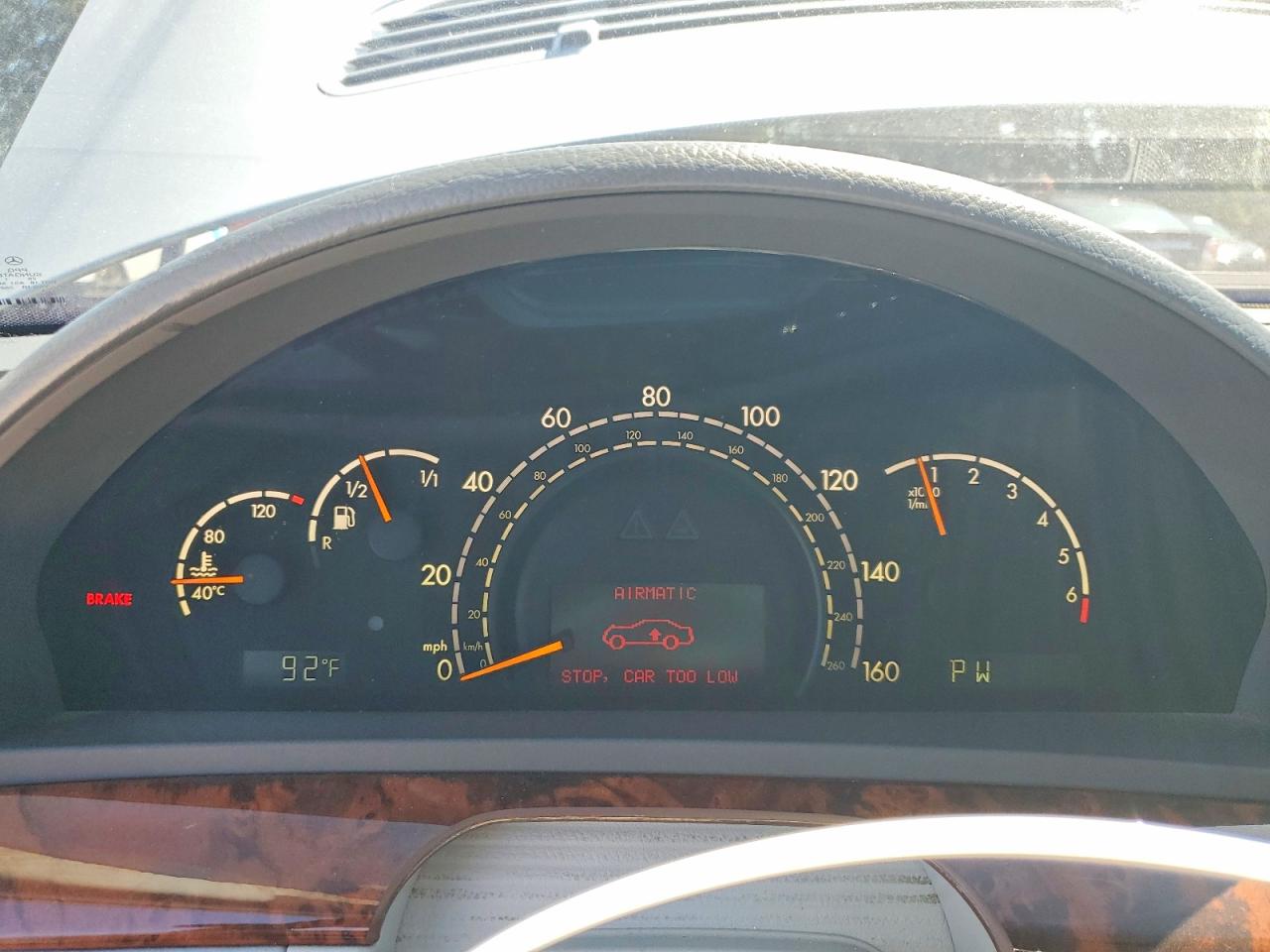 2001 Mercedes-benz S 500 Серебряный vin: WDBNG75J21A222254