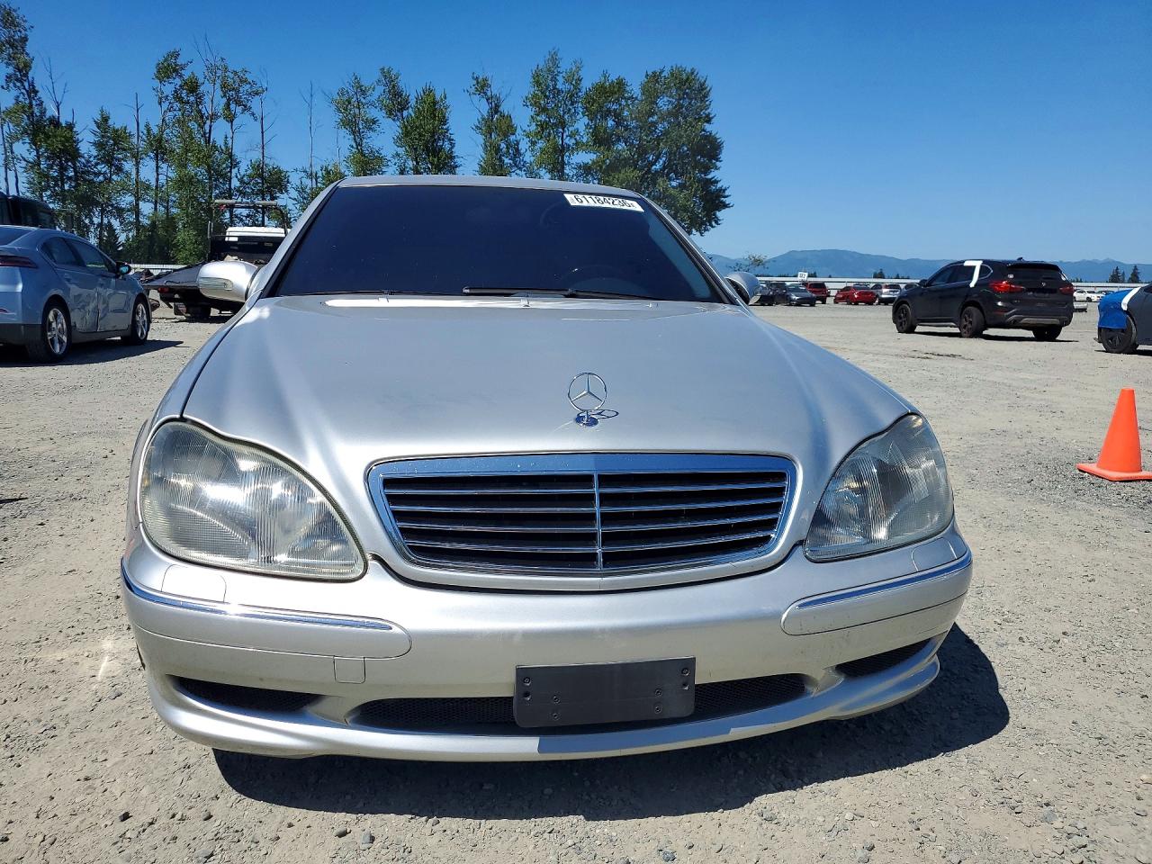 2001 Mercedes-benz S 500 Серебряный vin: WDBNG75J21A222254