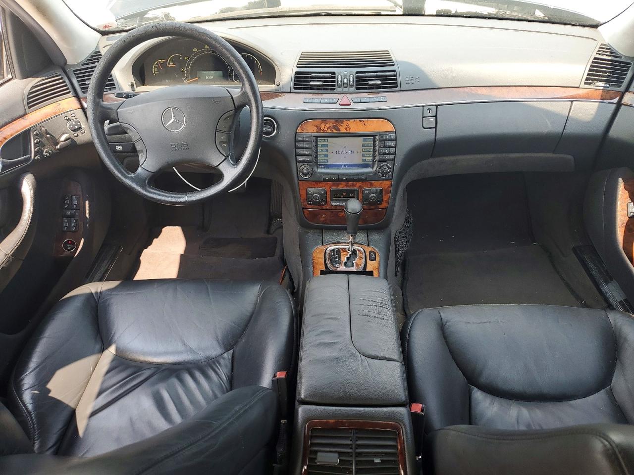 2006 Mercedes-benz S 500 Black vin: WDBNG75J26A471807