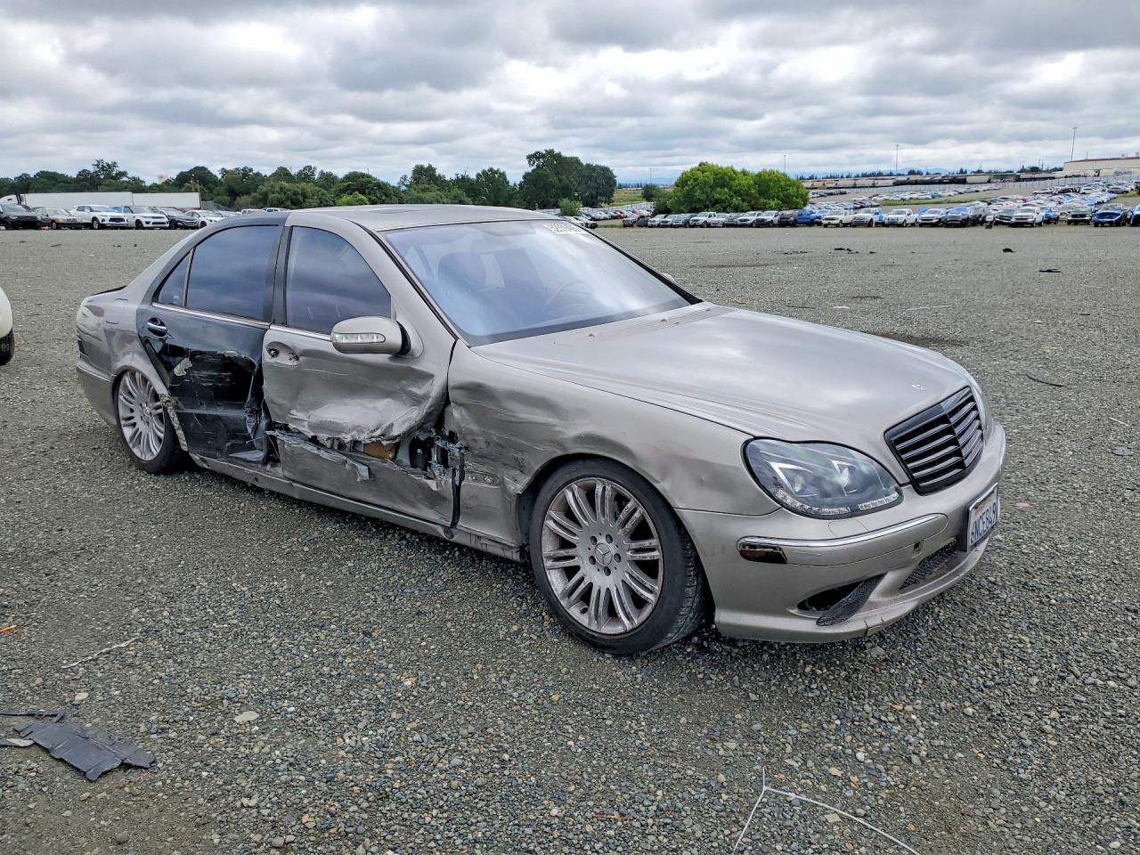 2006 Mercedes-benz S 500 Gray vin: WDBNG75J26A480989