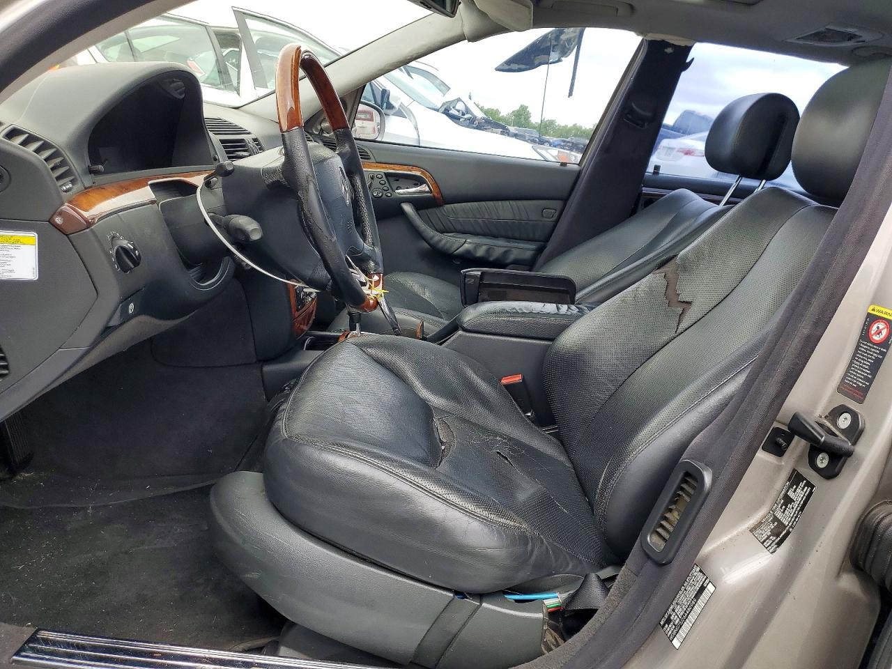 2006 Mercedes-benz S 500 Gray vin: WDBNG75J26A480989