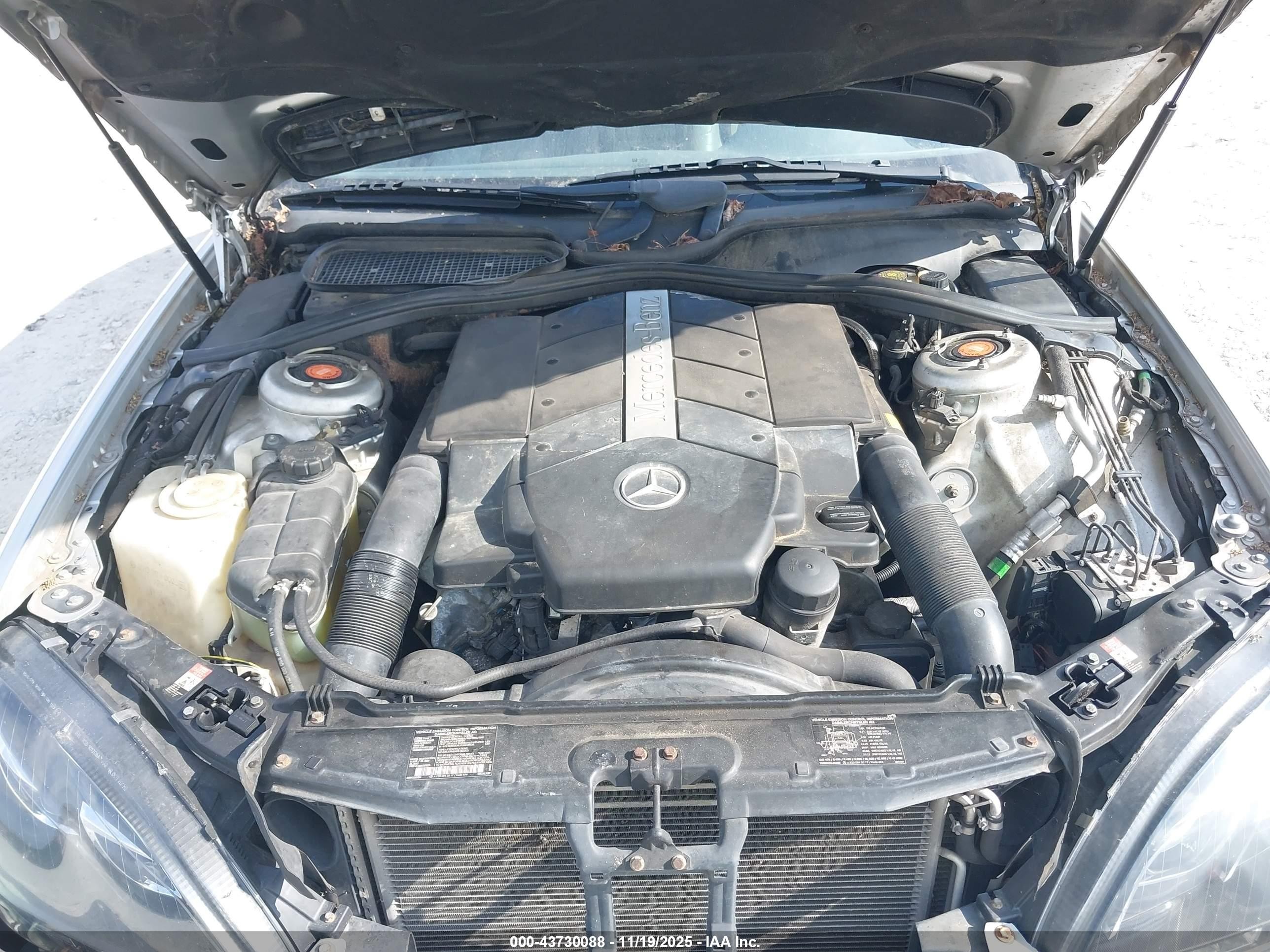 2000 Mercedes-benz S 500   Silver vin: WDBNG75J2YA096648
