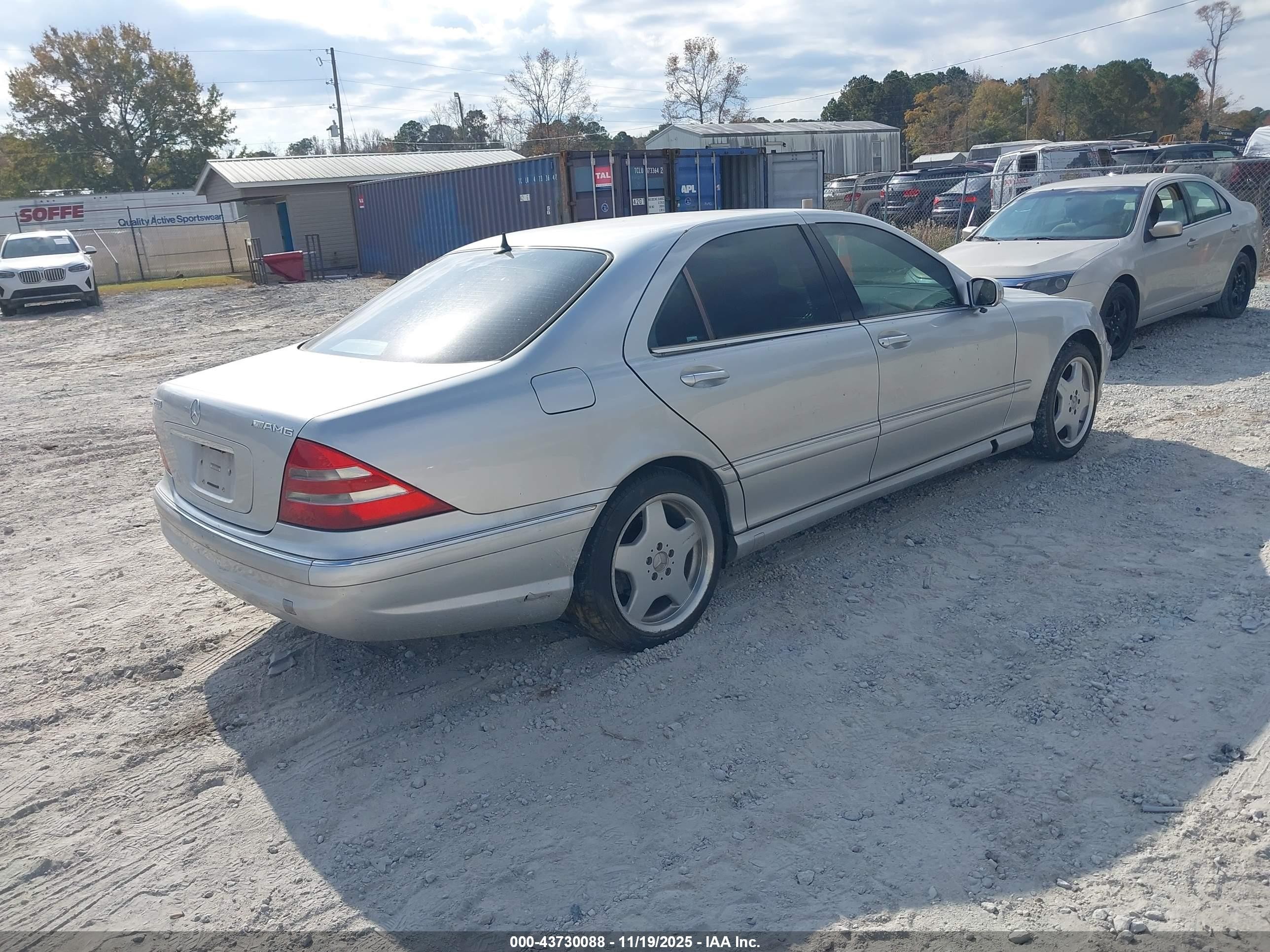 2000 Mercedes-benz S 500   Silver vin: WDBNG75J2YA096648