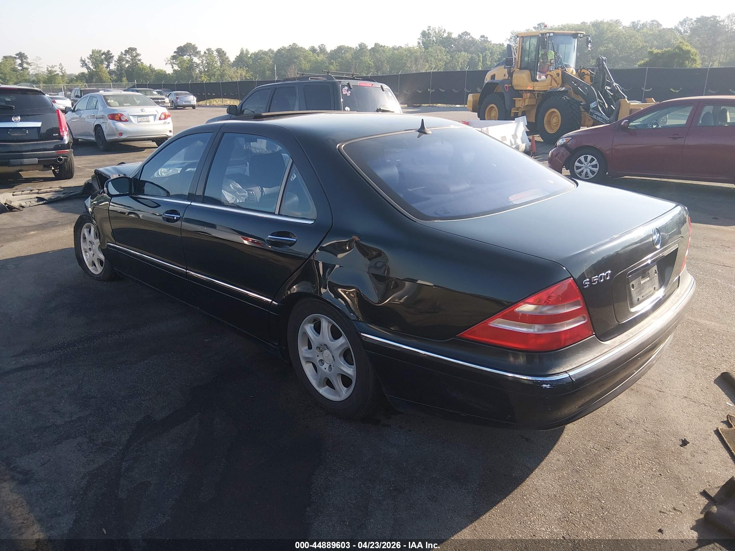 2001 Mercedes-benz S 500   Черный vin: WDBNG75J31A149878