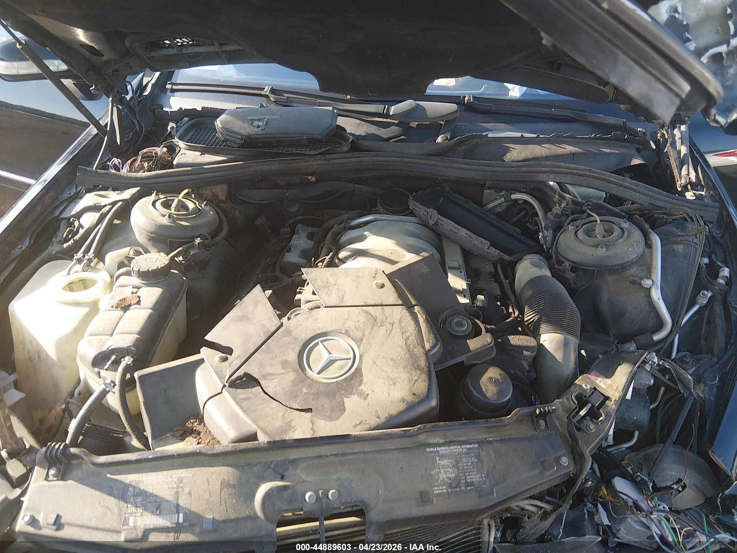 2001 Mercedes-benz S 500   Черный vin: WDBNG75J31A149878
