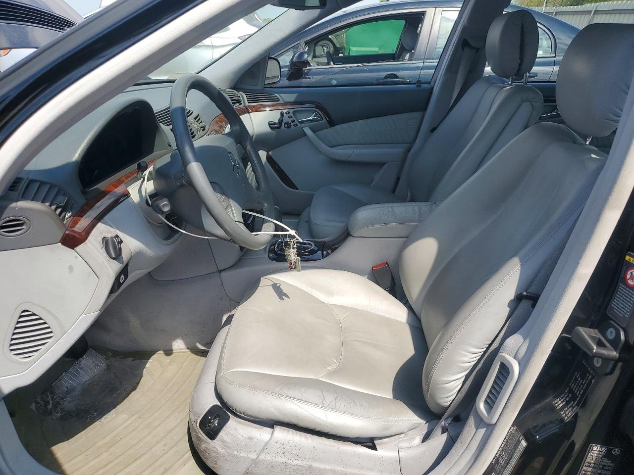 2001 Mercedes-benz S 500 Black vin: WDBNG75J31A159939