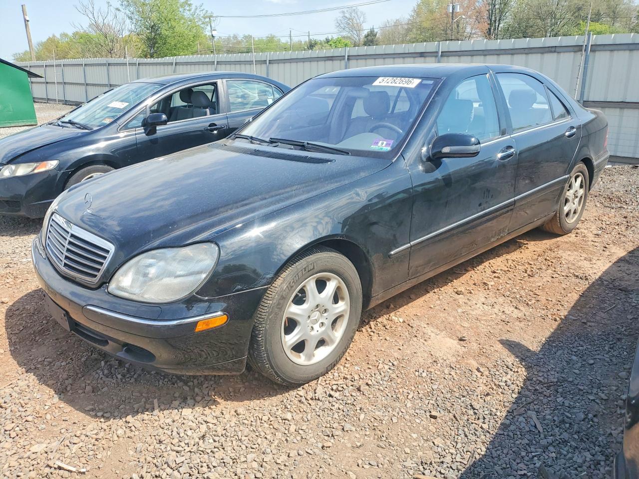 2001 Mercedes-benz S 500 Black vin: WDBNG75J31A159939