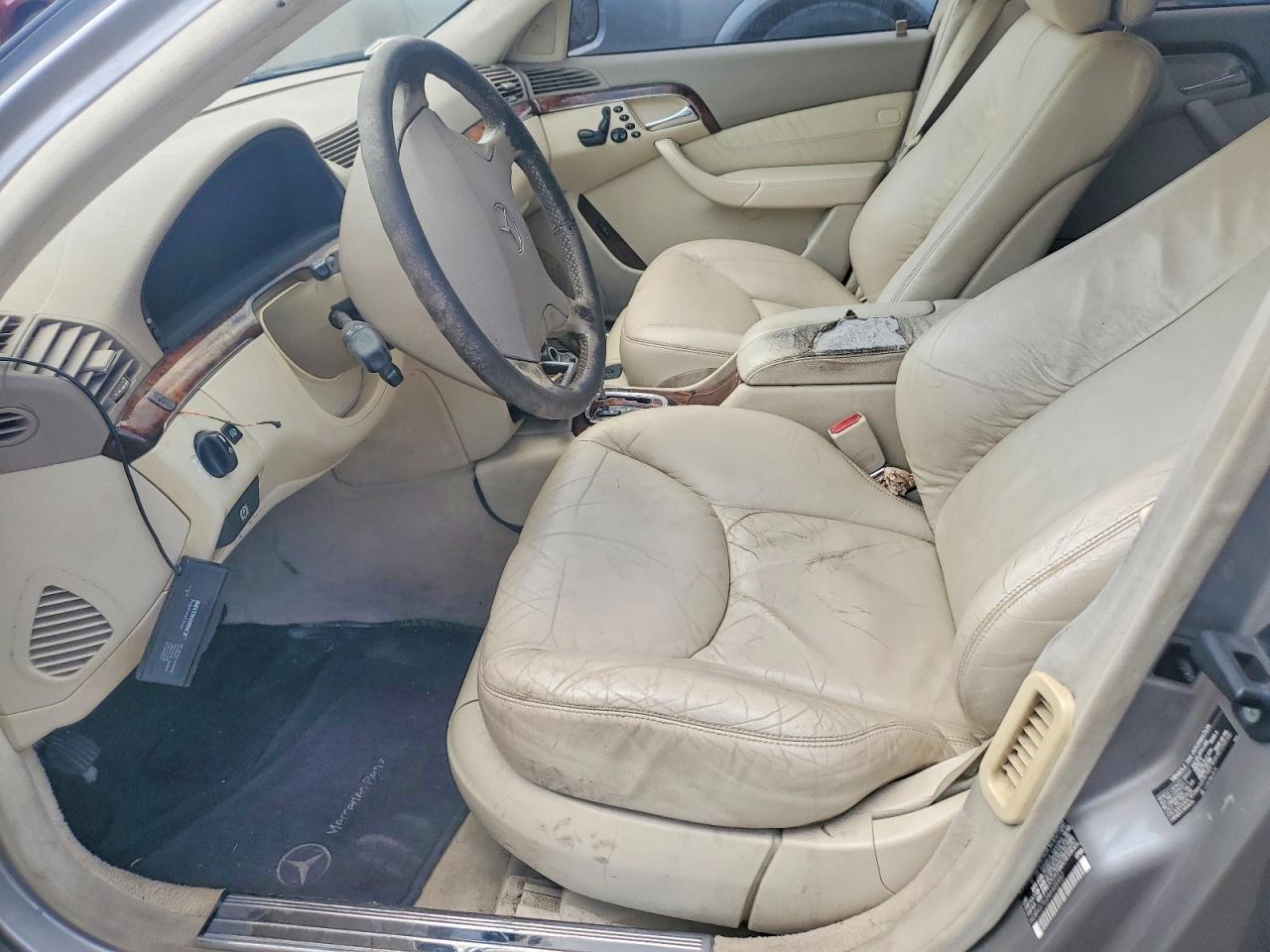 2004 Mercedes-benz S Gray vin: WDBNG75J34A405957