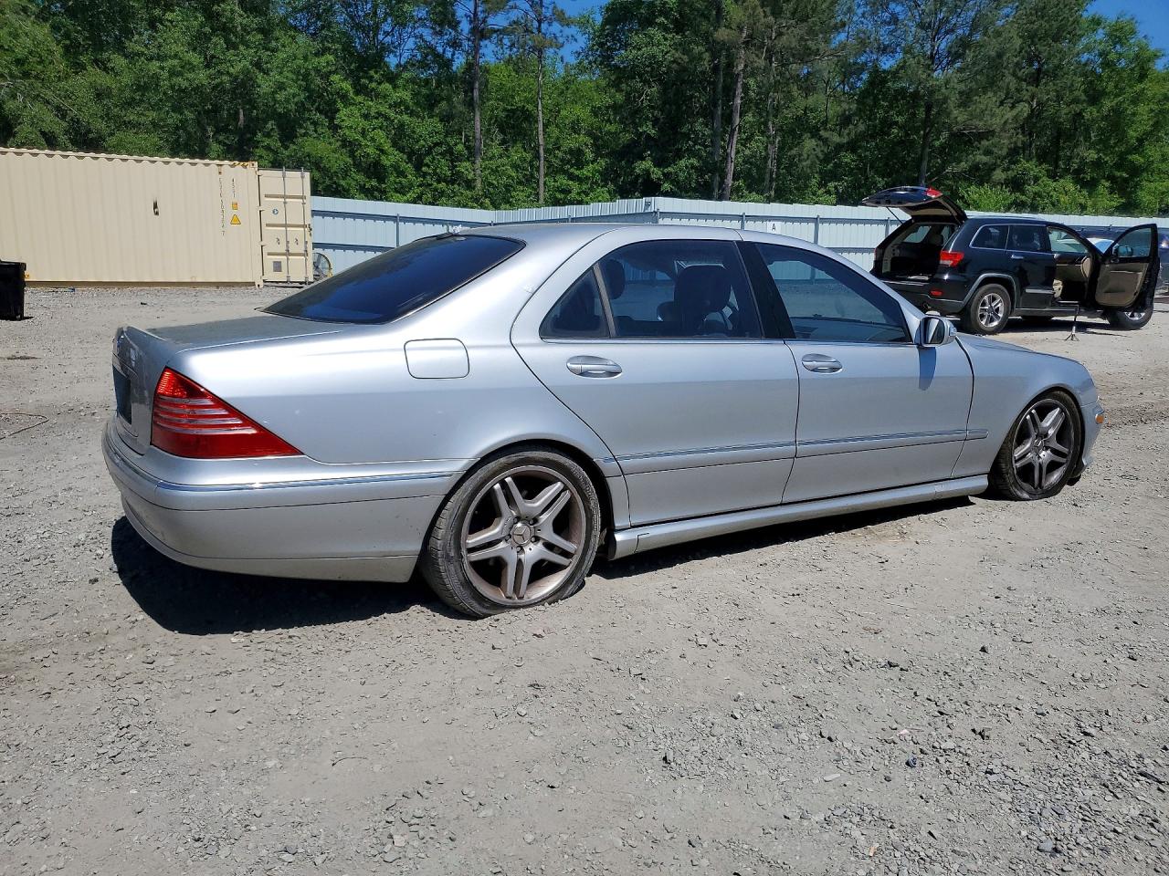 2006 Mercedes-benz S 500 Silver vin: WDBNG75J36A469077