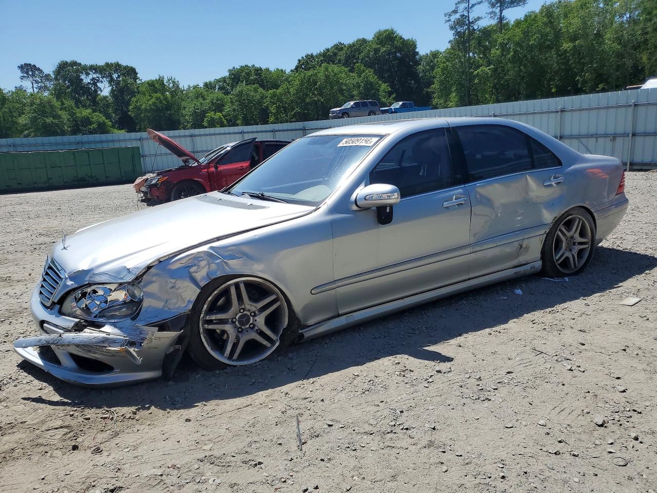2006 Mercedes-benz S 500 Silver vin: WDBNG75J36A469077