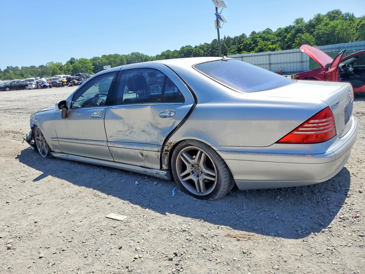 2006 Mercedes-benz S 500 Silver vin: WDBNG75J36A469077