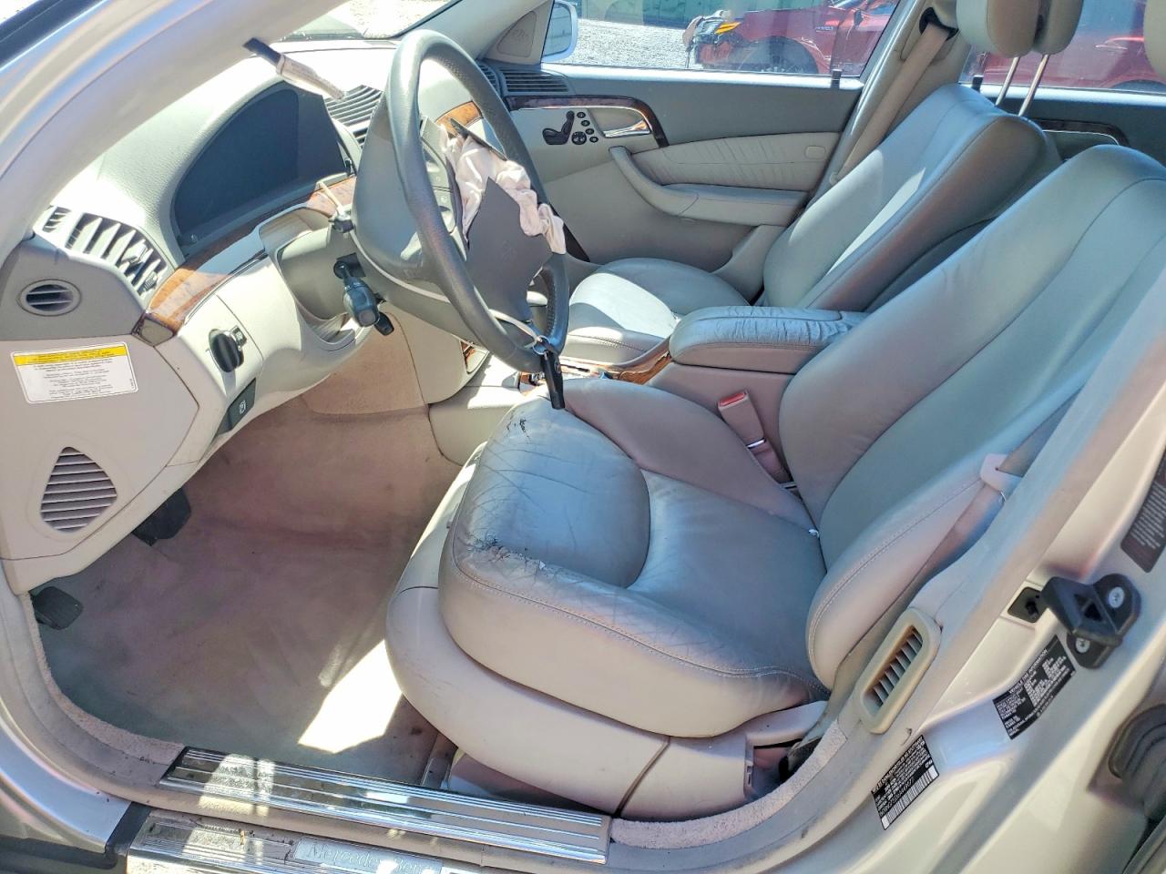 2006 Mercedes-benz S 500 Silver vin: WDBNG75J36A469077