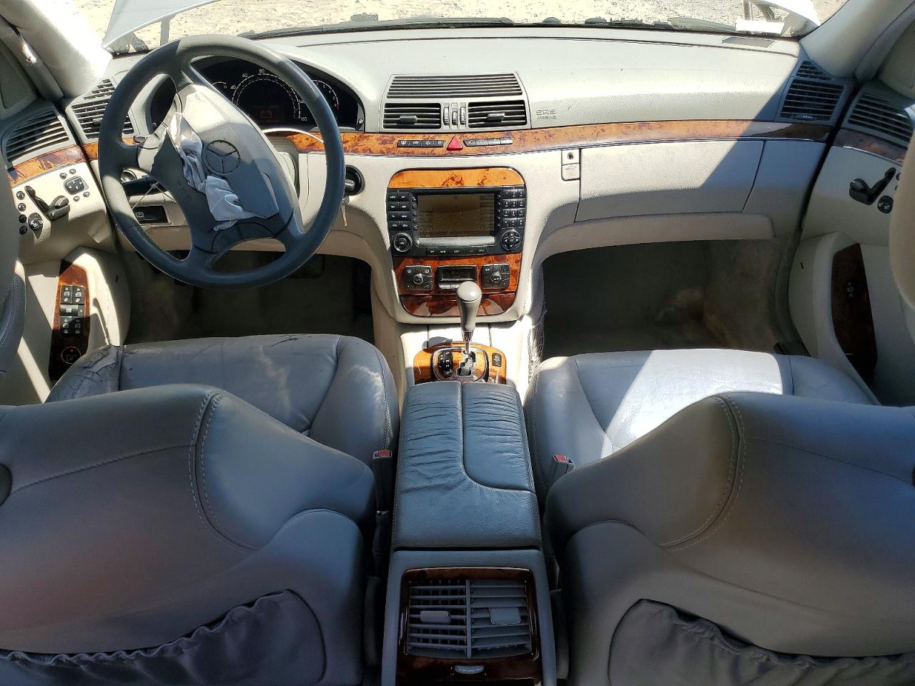 2006 Mercedes-benz S 500 Silver vin: WDBNG75J36A469077