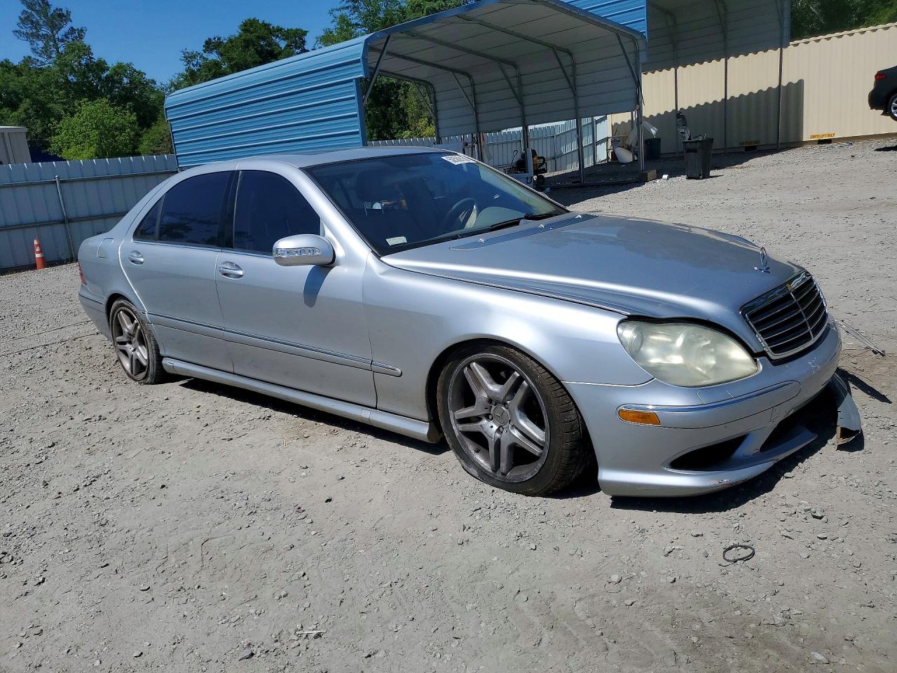 2006 Mercedes-benz S 500 Silver vin: WDBNG75J36A469077