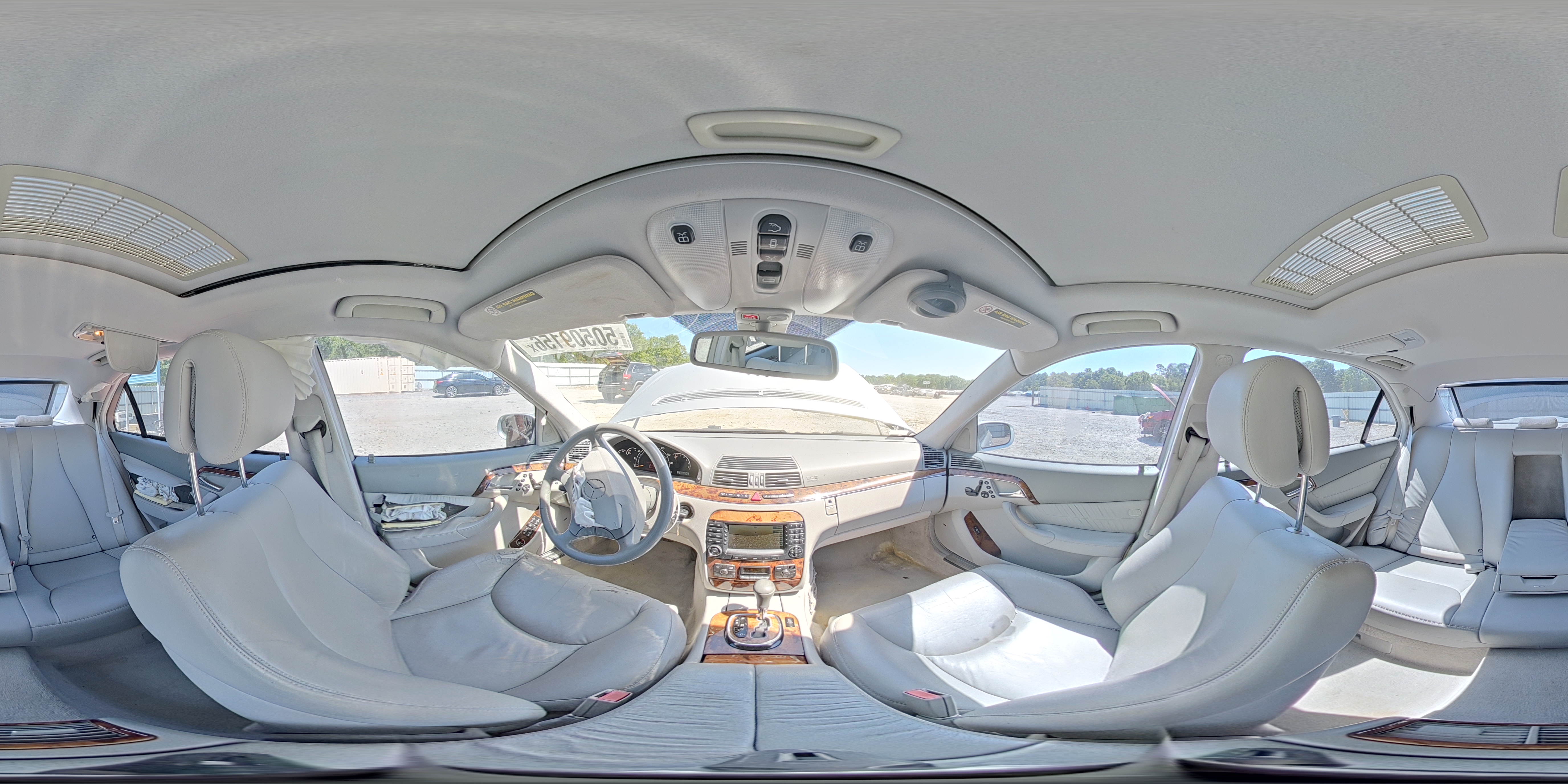 2006 Mercedes-benz S 500 Silver vin: WDBNG75J36A469077