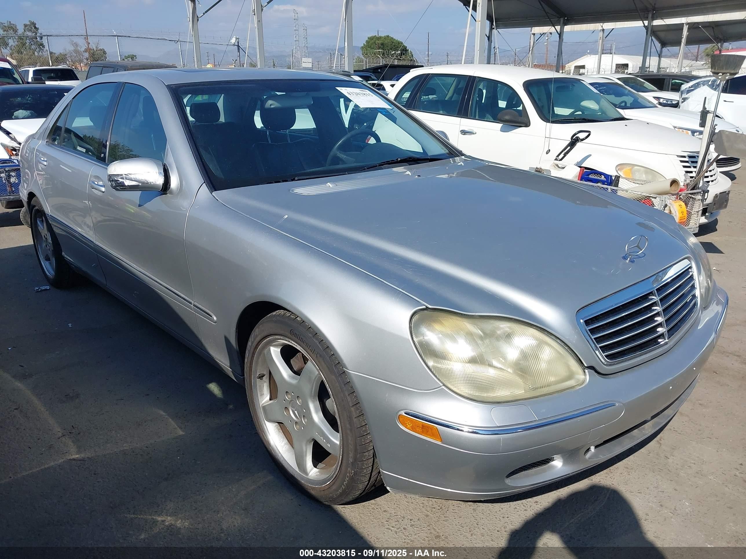 2000 Mercedes-benz S 500   Gray vin: WDBNG75J3YA074707