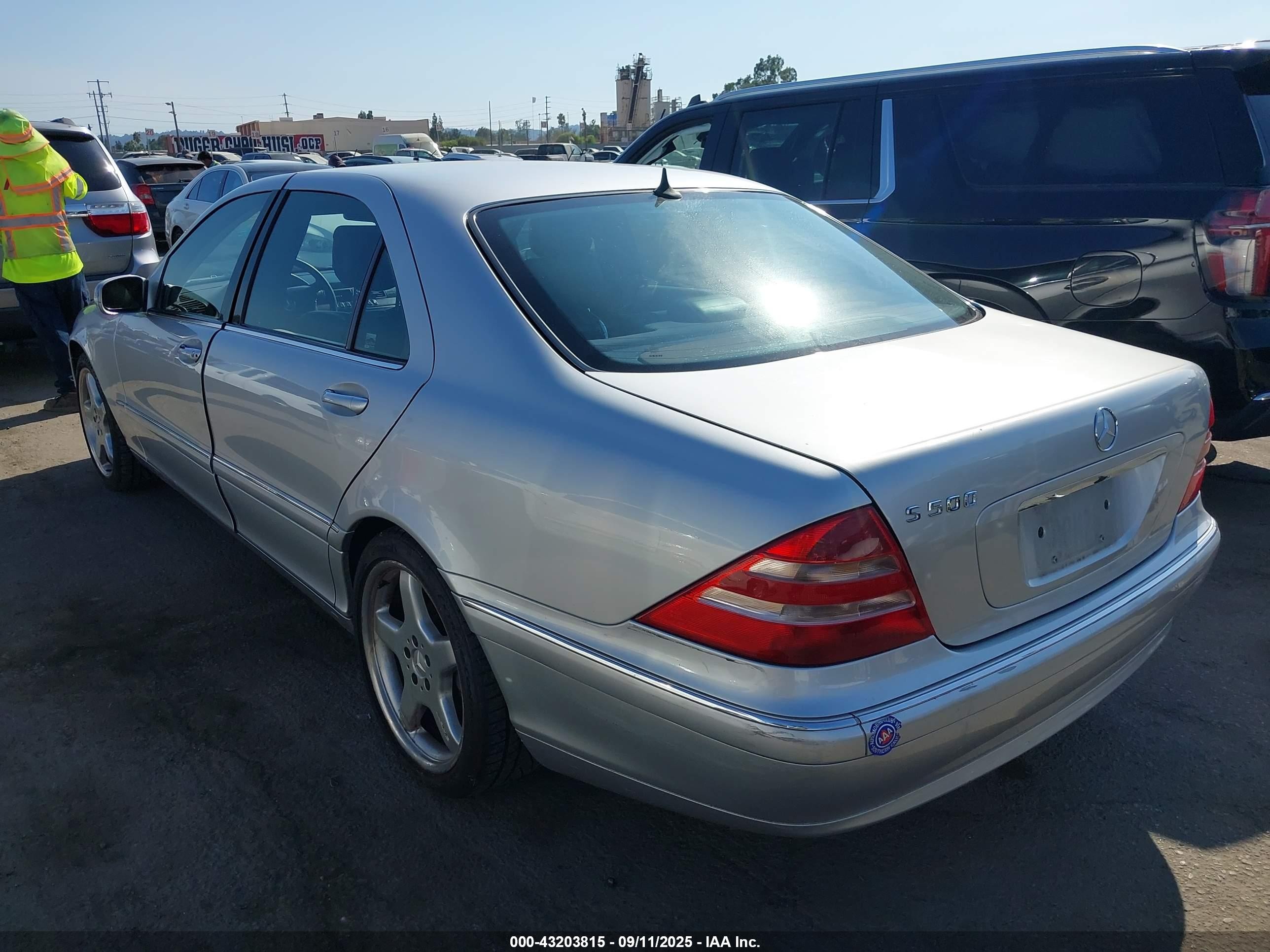 2000 Mercedes-benz S 500   Gray vin: WDBNG75J3YA074707