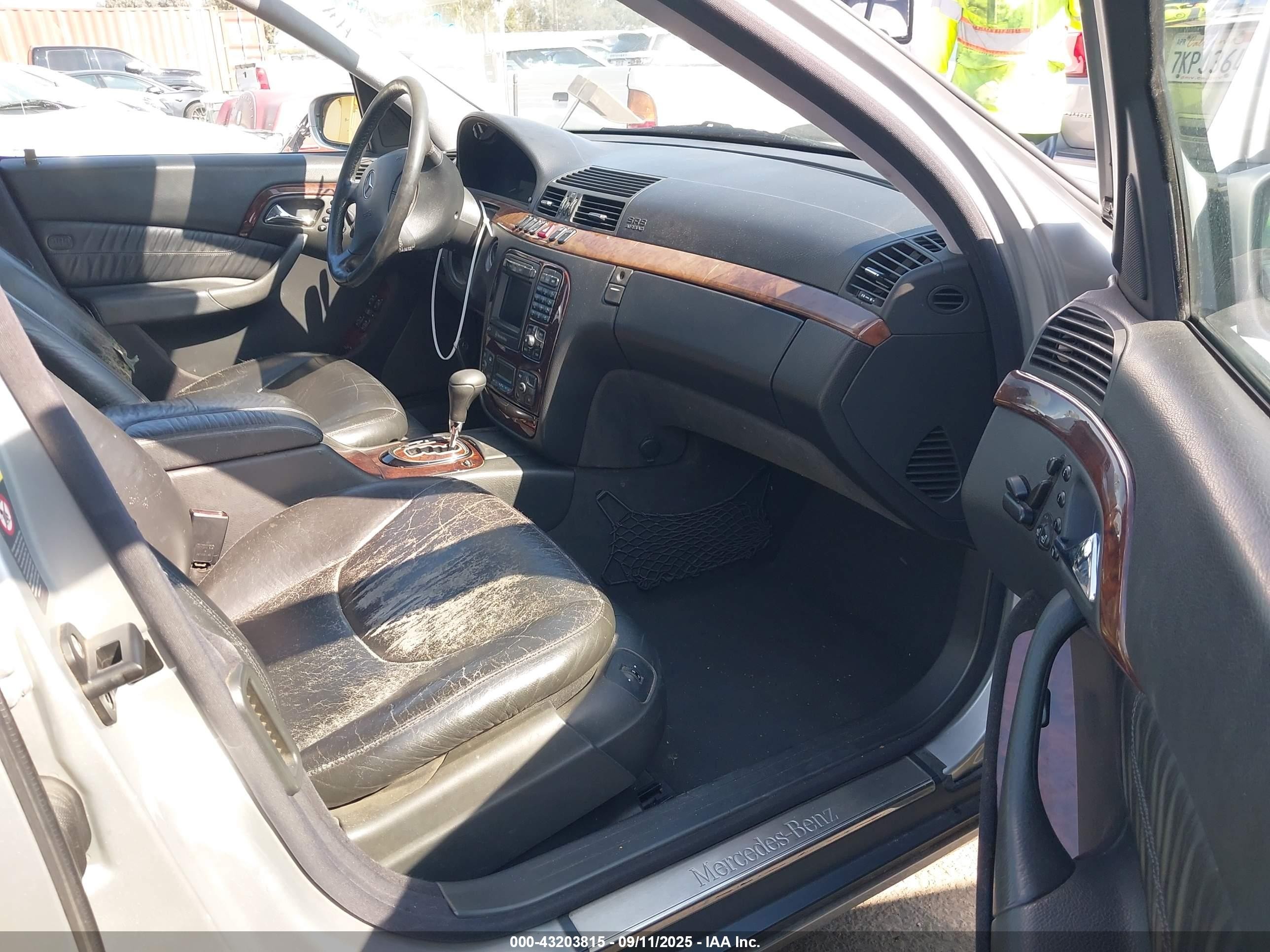 2000 Mercedes-benz S 500   Gray vin: WDBNG75J3YA074707