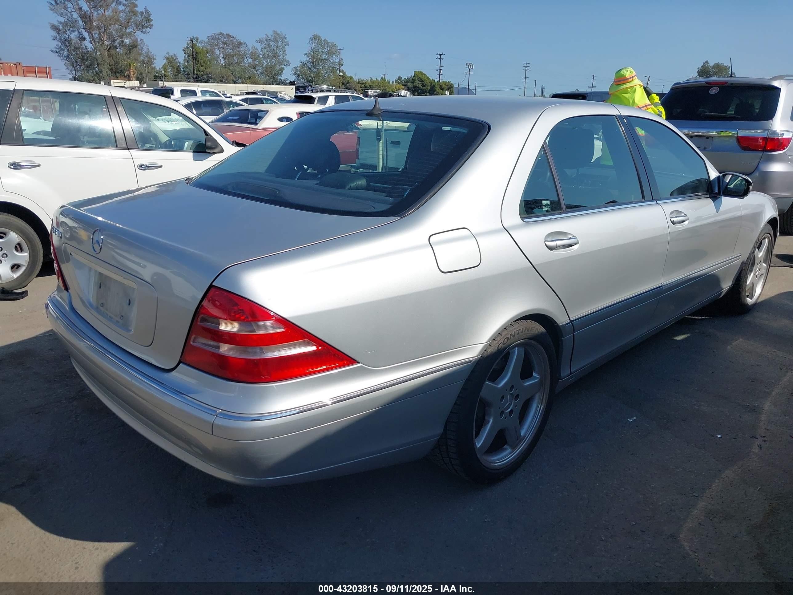 2000 Mercedes-benz S 500   Gray vin: WDBNG75J3YA074707