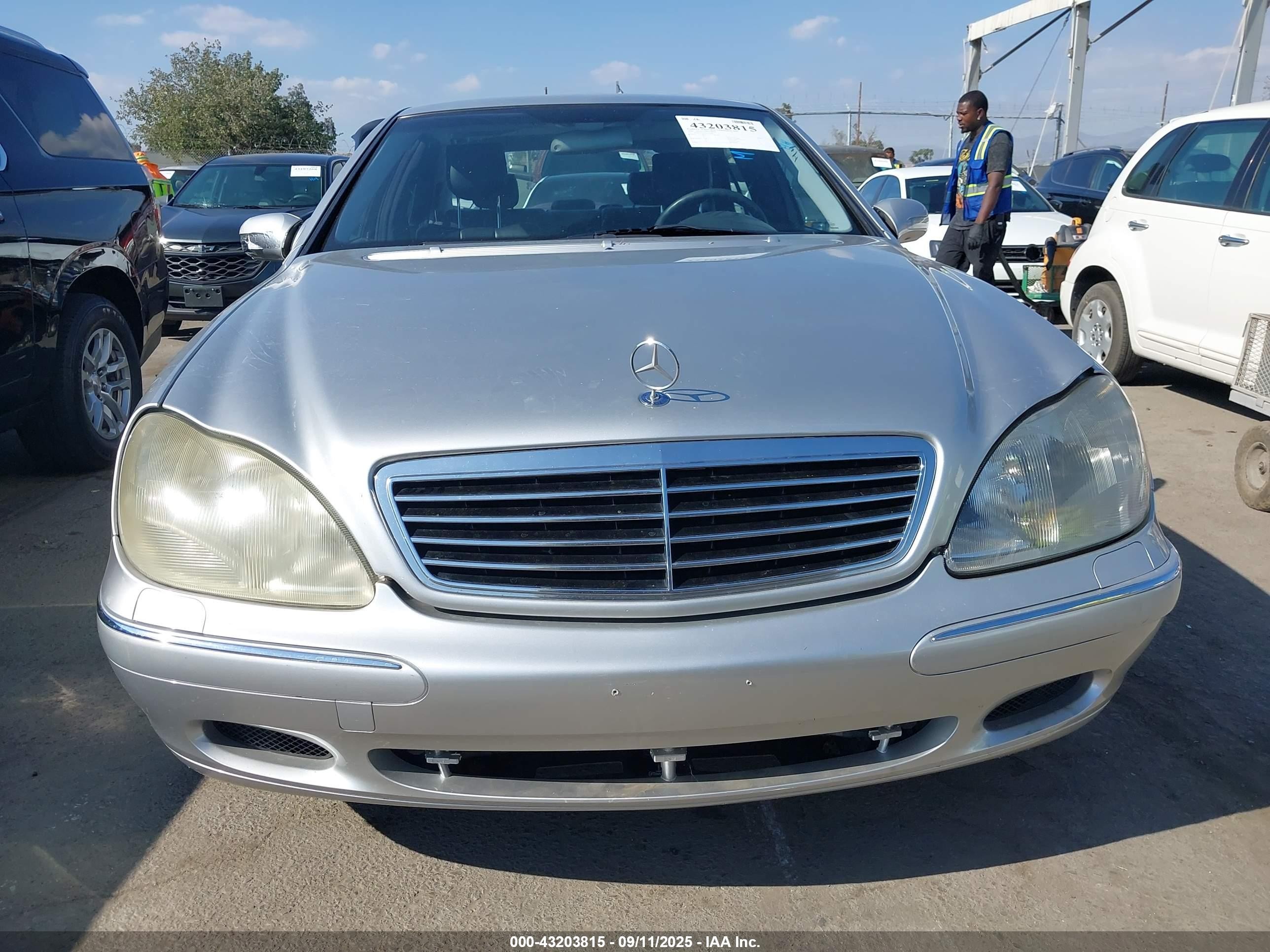 2000 Mercedes-benz S 500   Gray vin: WDBNG75J3YA074707