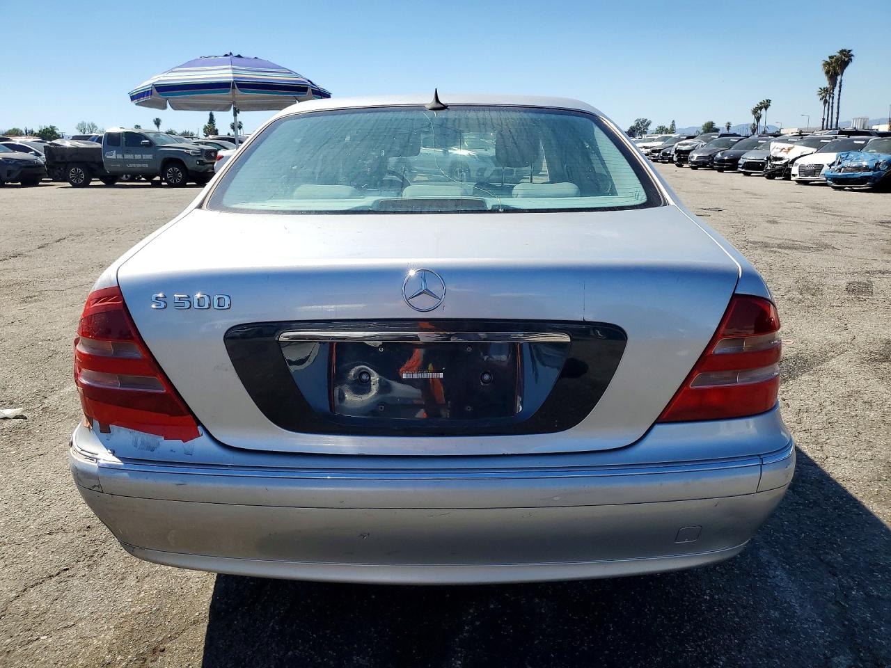 2000 Mercedes-benz S500 Silver vin: WDBNG75J3YA119144