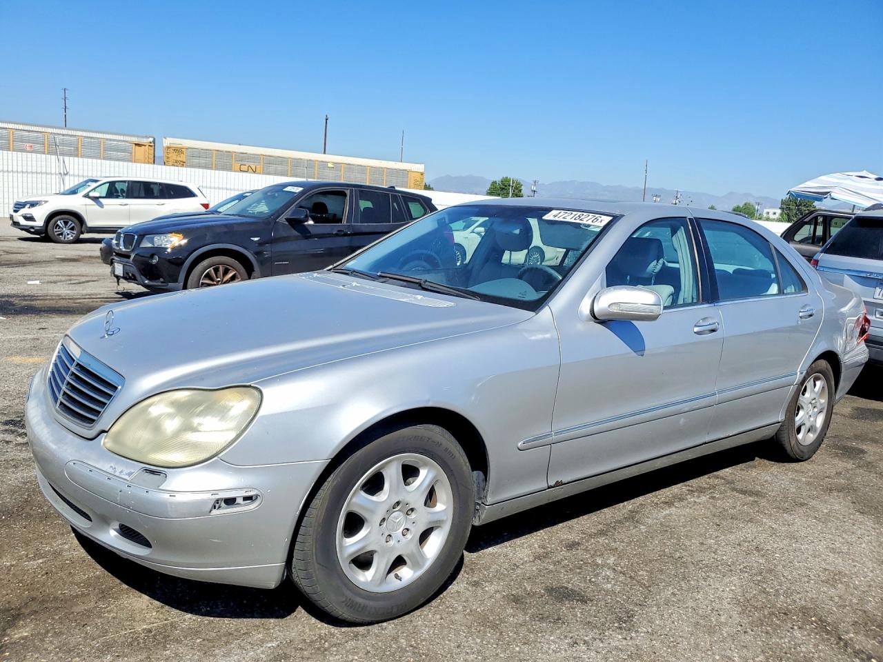 2000 Mercedes-benz S500 Silver vin: WDBNG75J3YA119144
