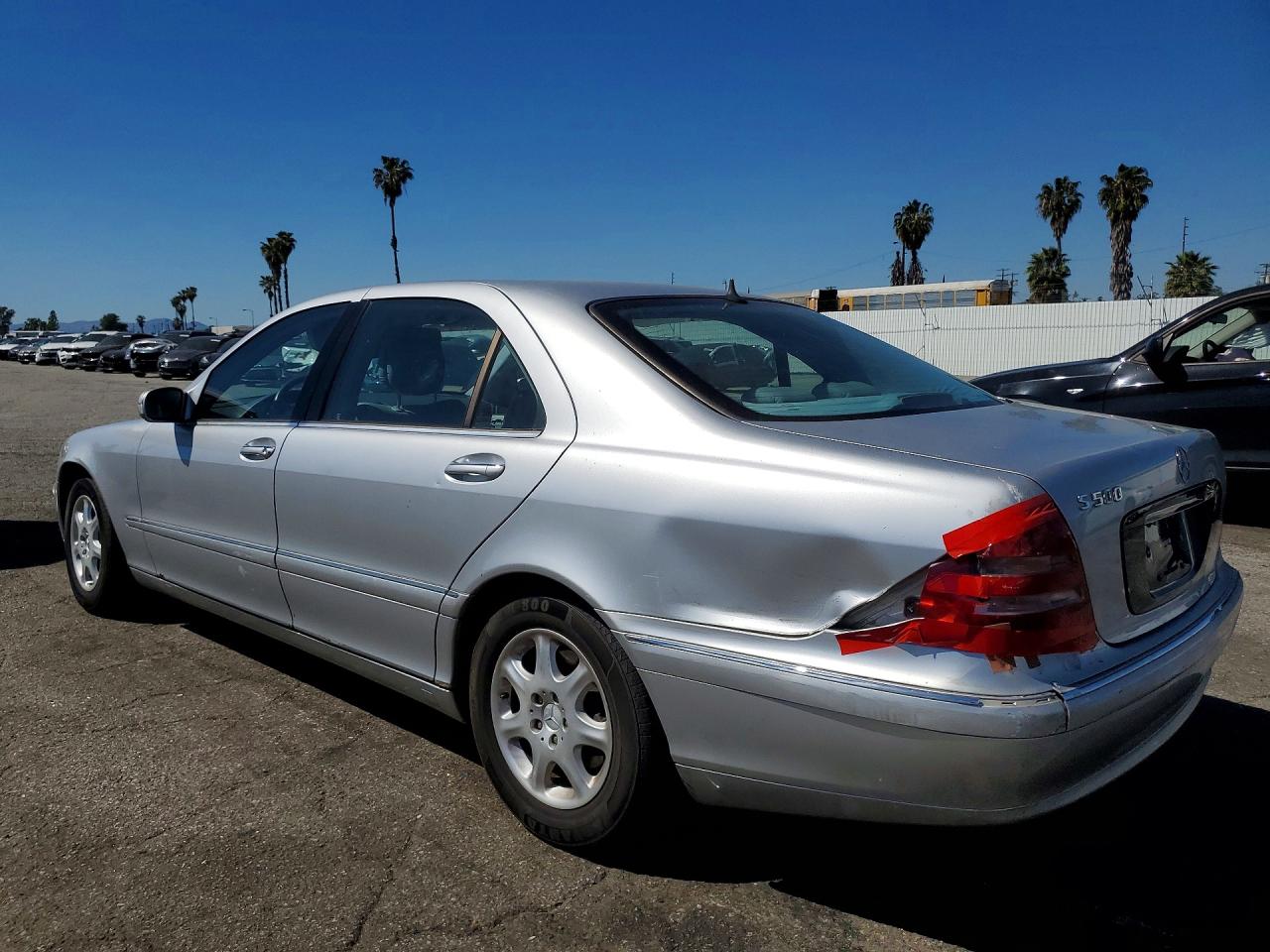 2000 Mercedes-benz S500 Silver vin: WDBNG75J3YA119144