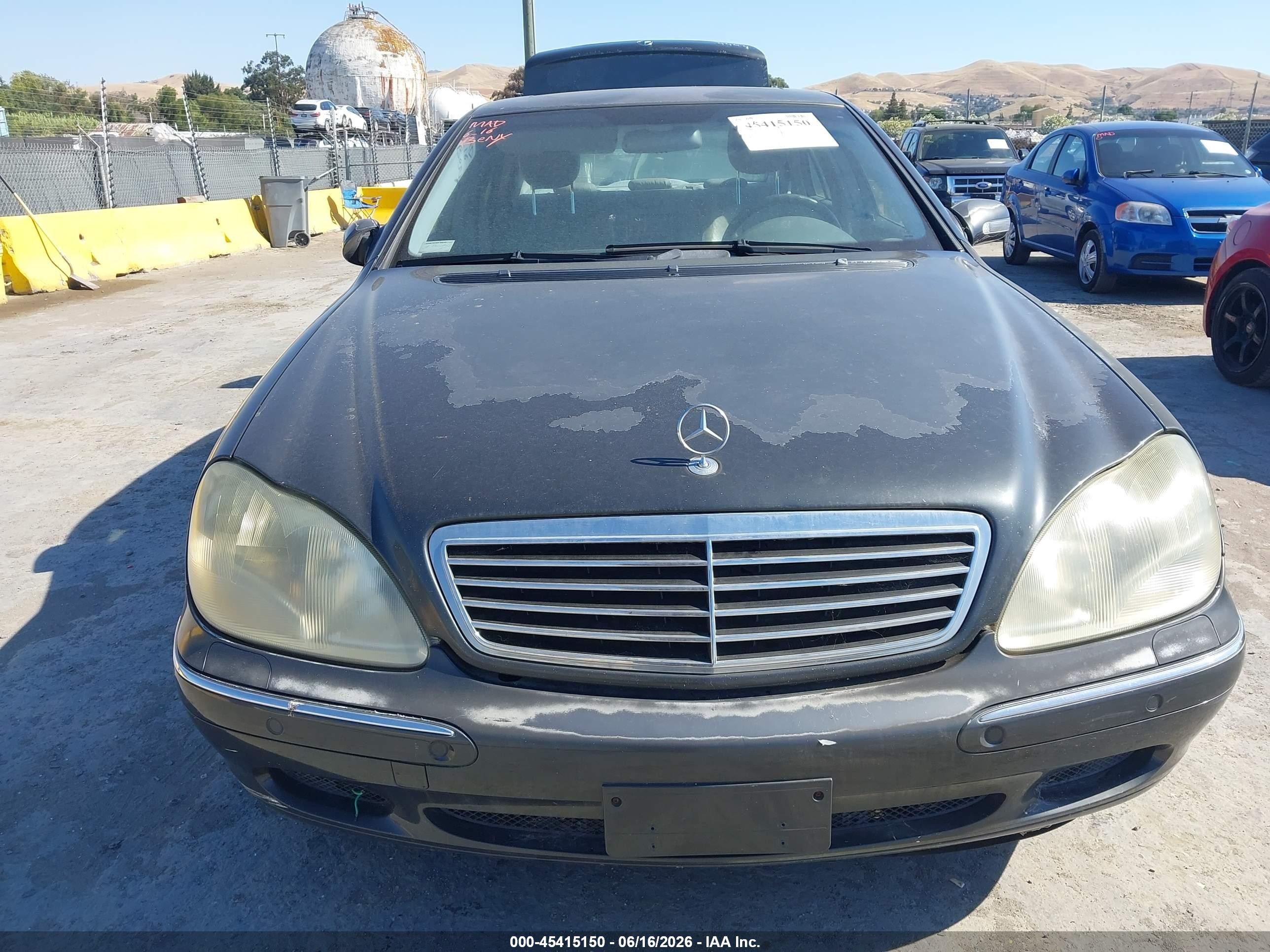 2000 Mercedes-benz S 500 Черный vin: WDBNG75J3YA121461