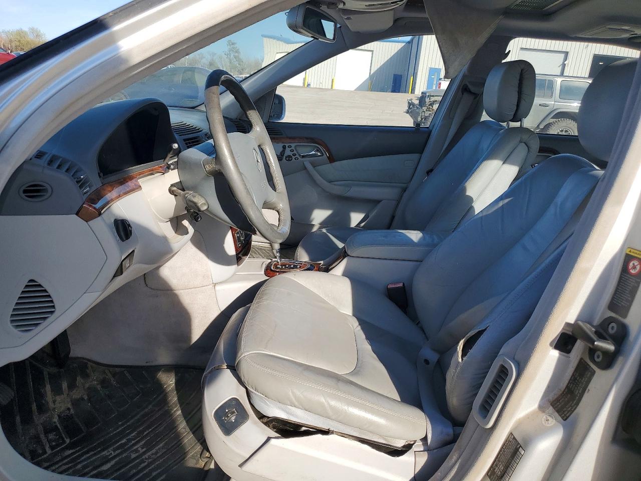 2001 Mercedes-benz S 500 Серебряный vin: WDBNG75J41A175163