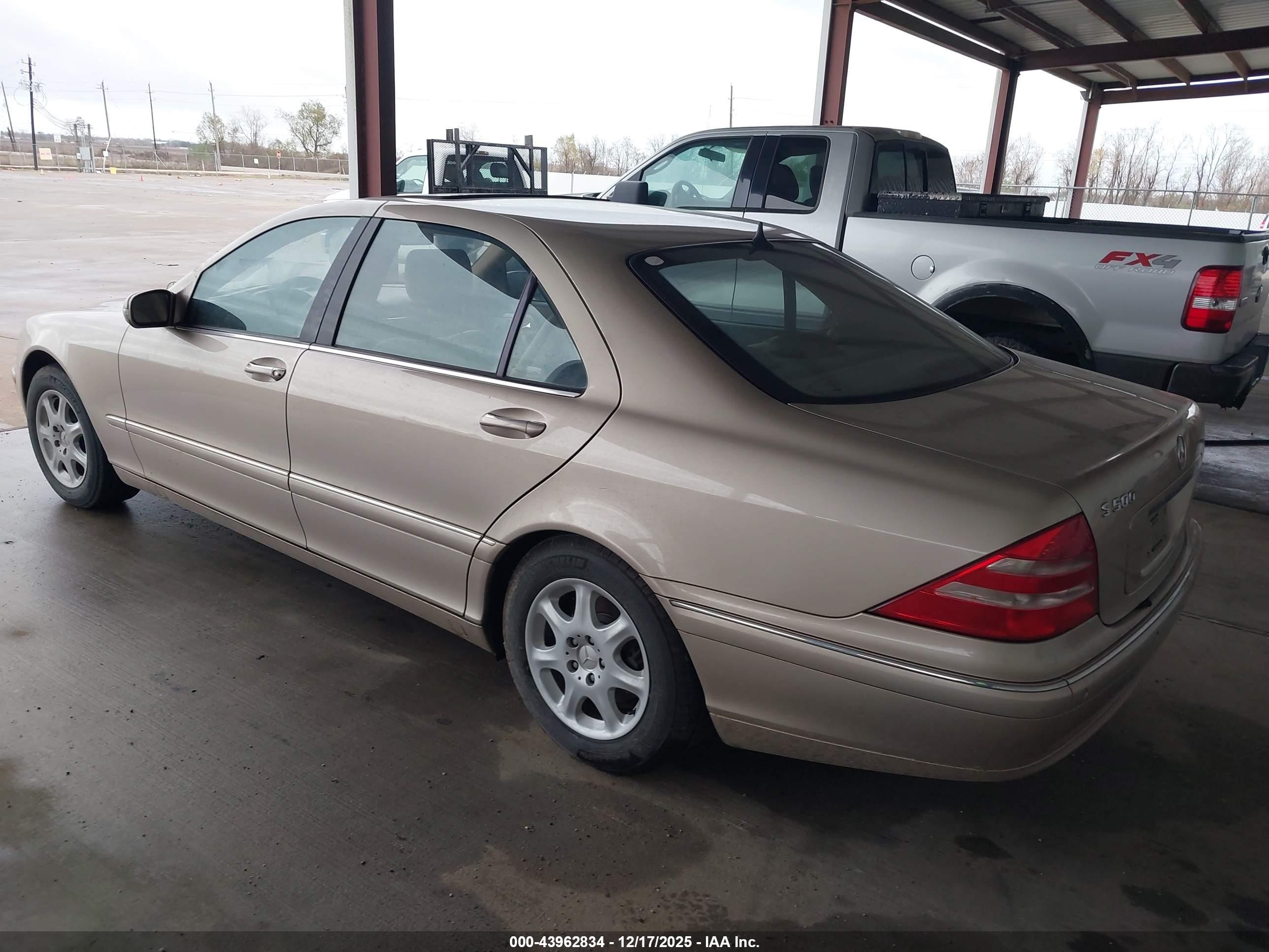 2001 Mercedes-benz S 500   Champagne vin: WDBNG75J41A178368
