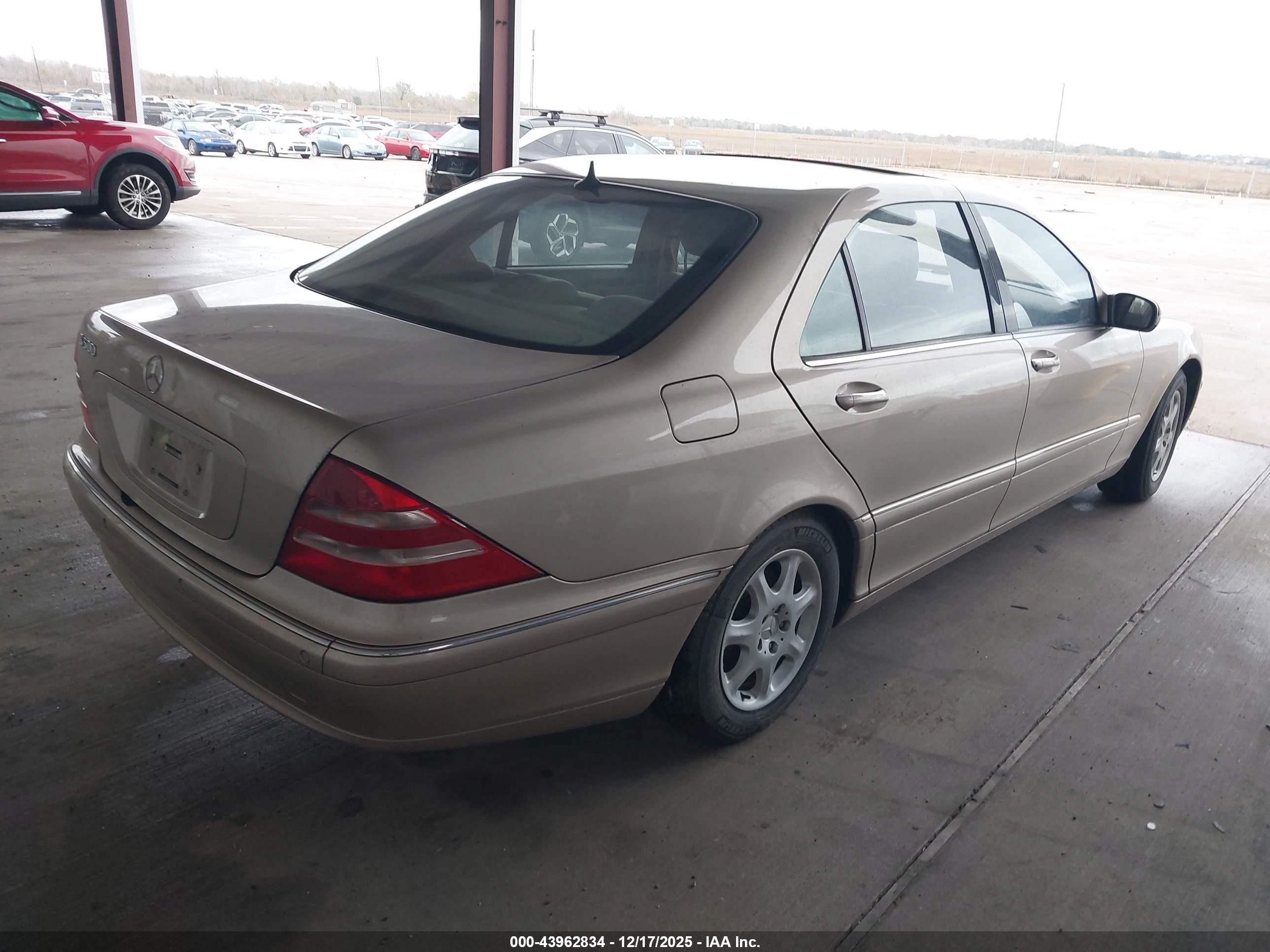 2001 Mercedes-benz S 500   Champagne vin: WDBNG75J41A178368