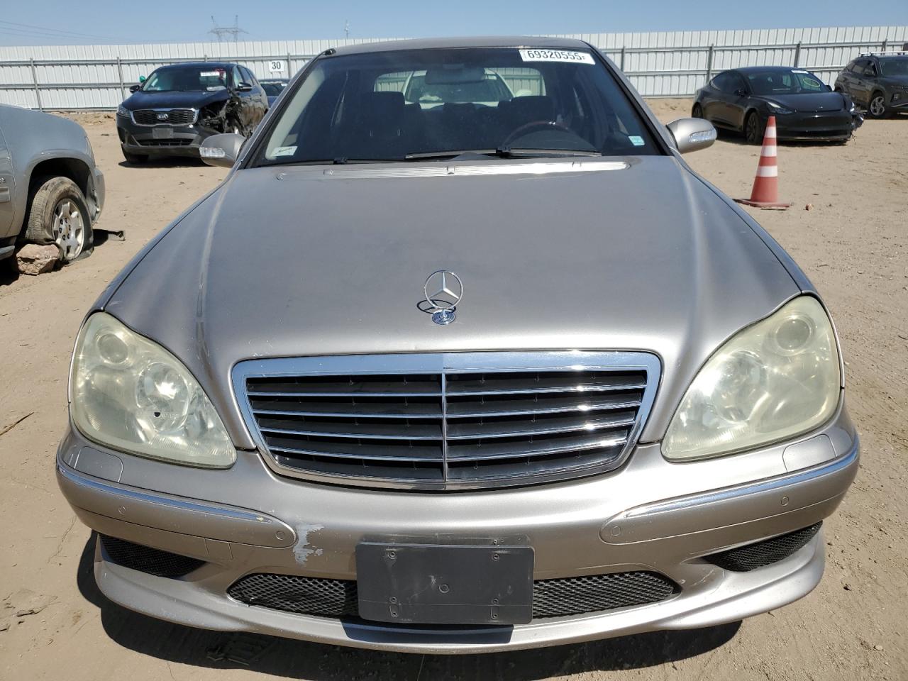 2004 Mercedes-benz S 500 Silver vin: WDBNG75J44A414621
