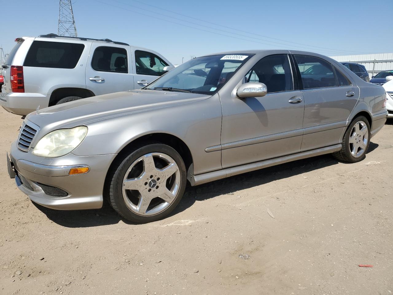 2004 Mercedes-benz S 500 Silver vin: WDBNG75J44A414621