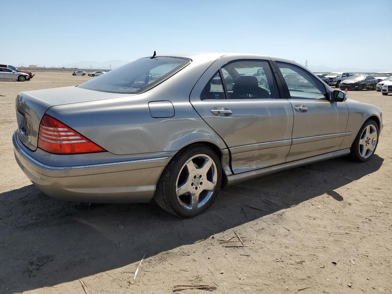 2004 Mercedes-benz S 500 Silver vin: WDBNG75J44A414621