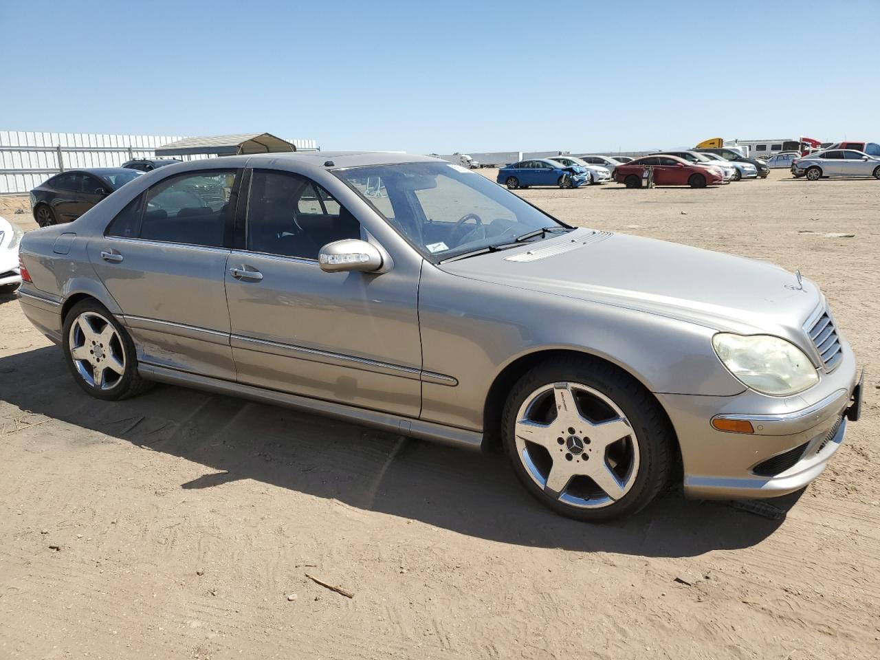 2004 Mercedes-benz S 500 Silver vin: WDBNG75J44A414621