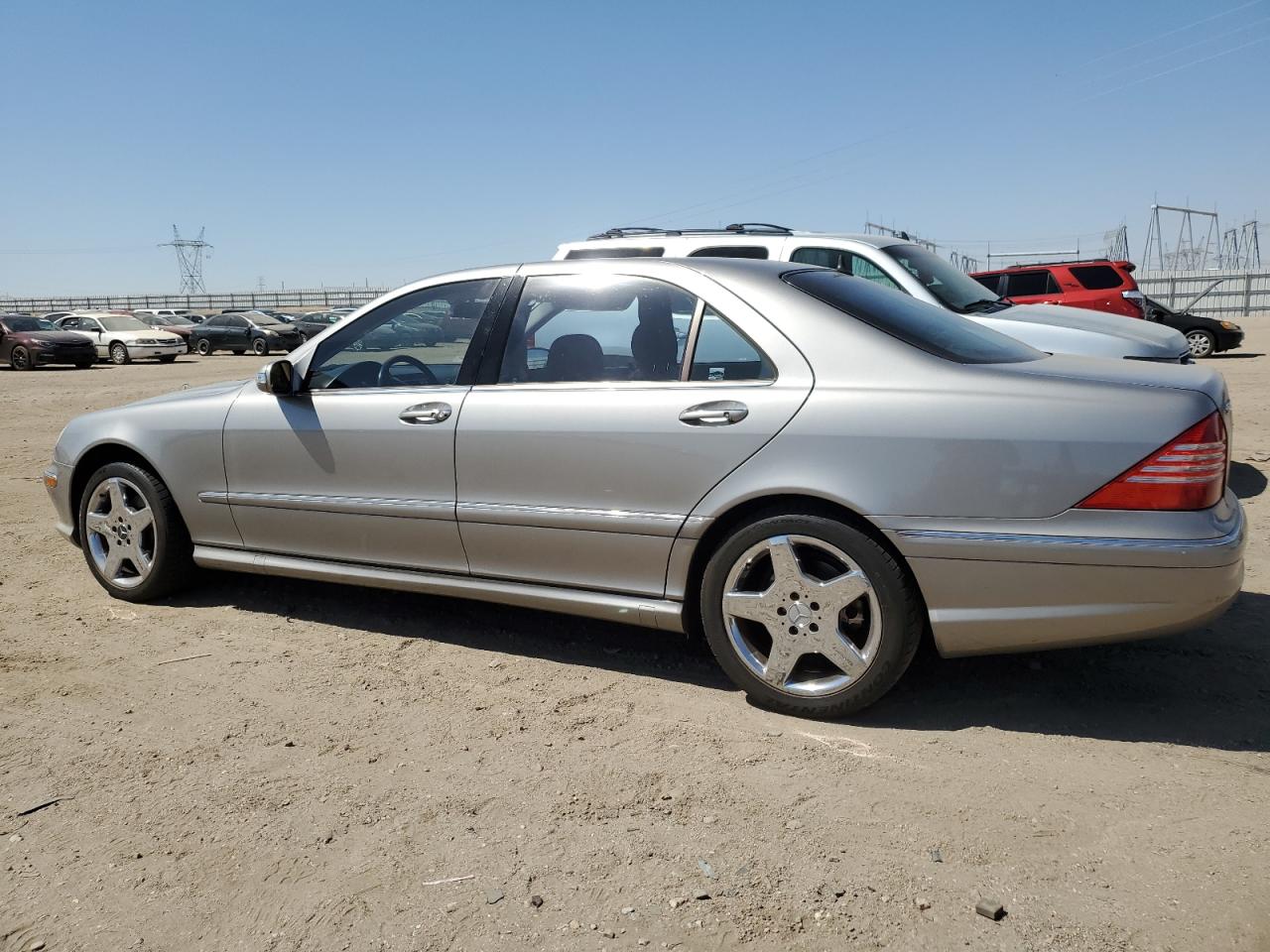 2004 Mercedes-benz S 500 Silver vin: WDBNG75J44A414621