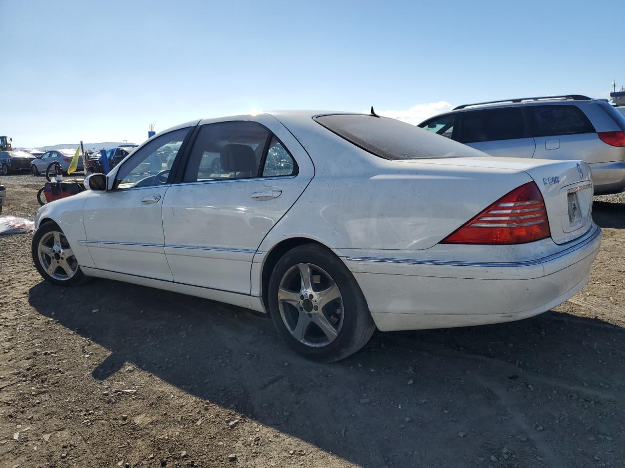2004 Mercedes-benz S 500 Белый vin: WDBNG75J44A422590