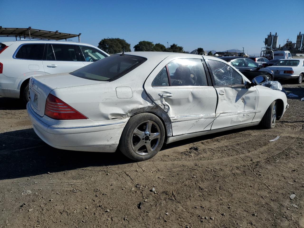 2004 Mercedes-benz S 500 Белый vin: WDBNG75J44A422590